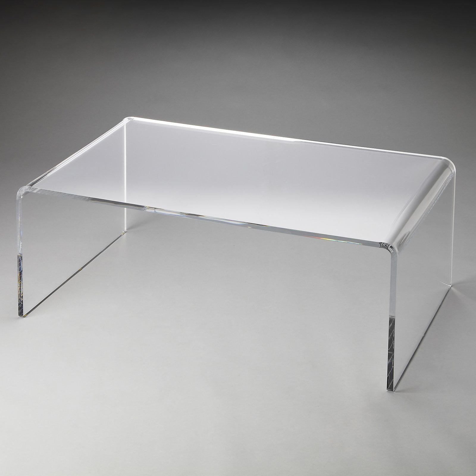 Crystal Clear Rectangular Acrylic Coffee Table