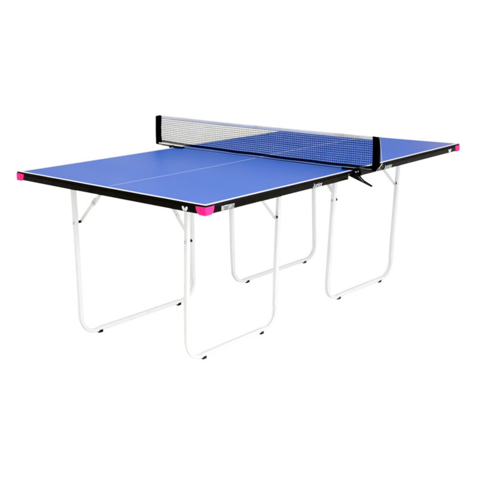 Compact Blue Folding Table Tennis Table with Net Included