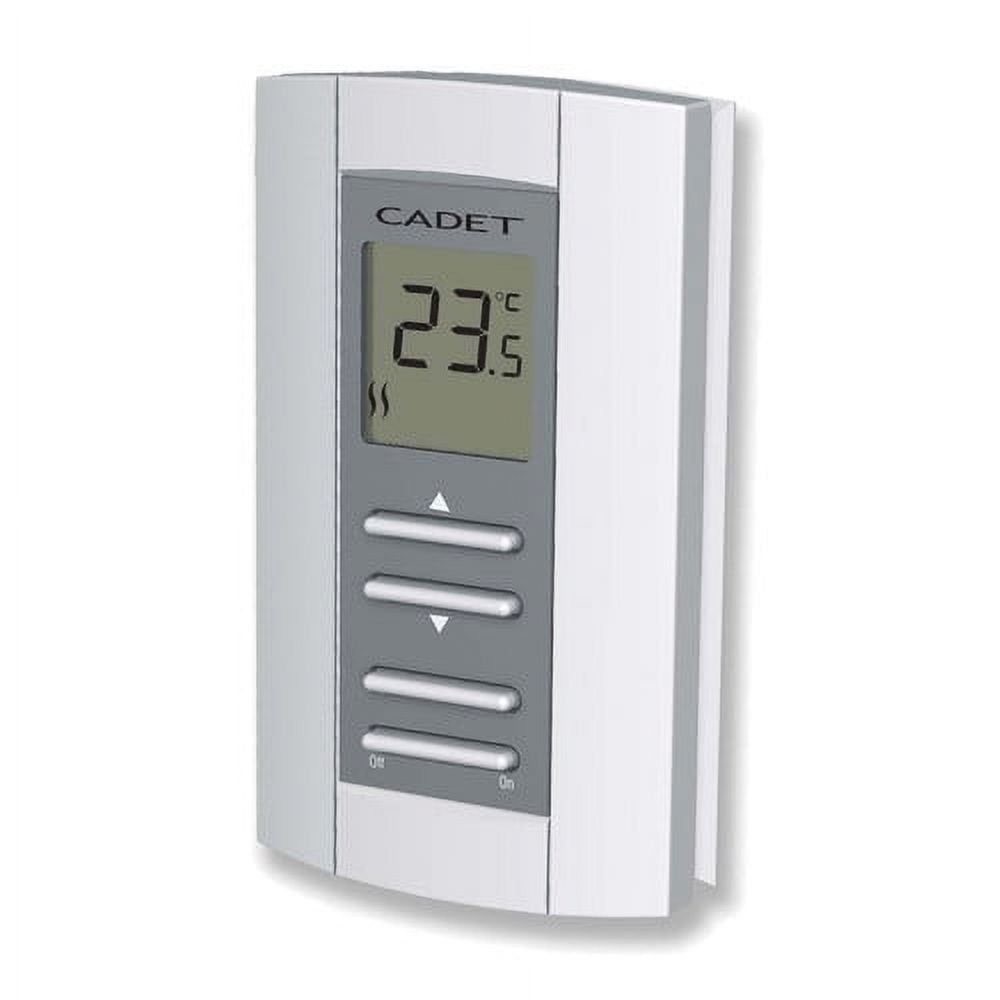 Cadet White Digital Non-Programmable Baseboard Heater Thermostat