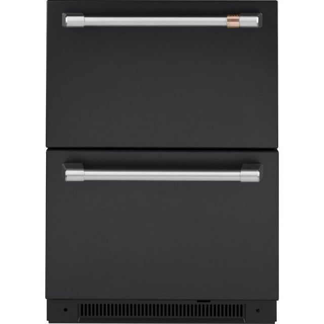 Sleek 24" Undercounter Dual Drawer Stainless Steel Refrigerator