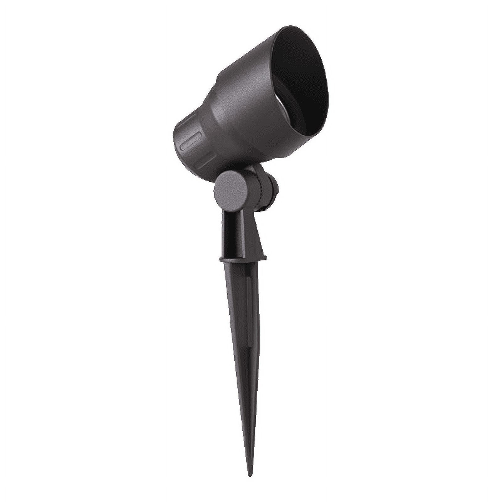 CD45 Black Adjustable LED Directional Outdoor Spotlight