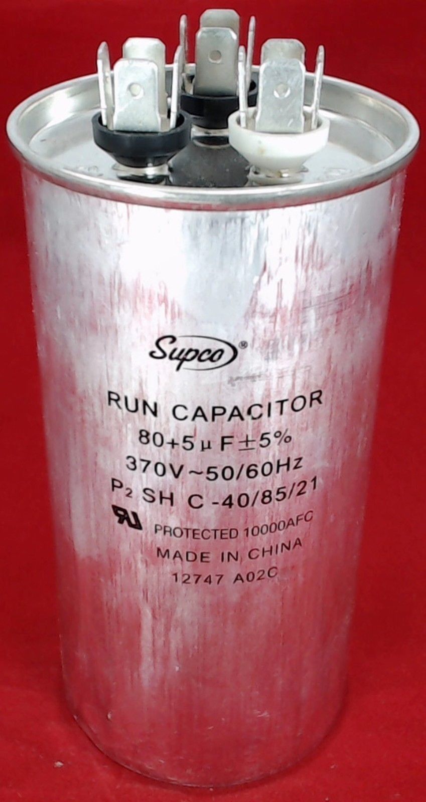 Supco 80+5 MFD 370V Dual Run Capacitor