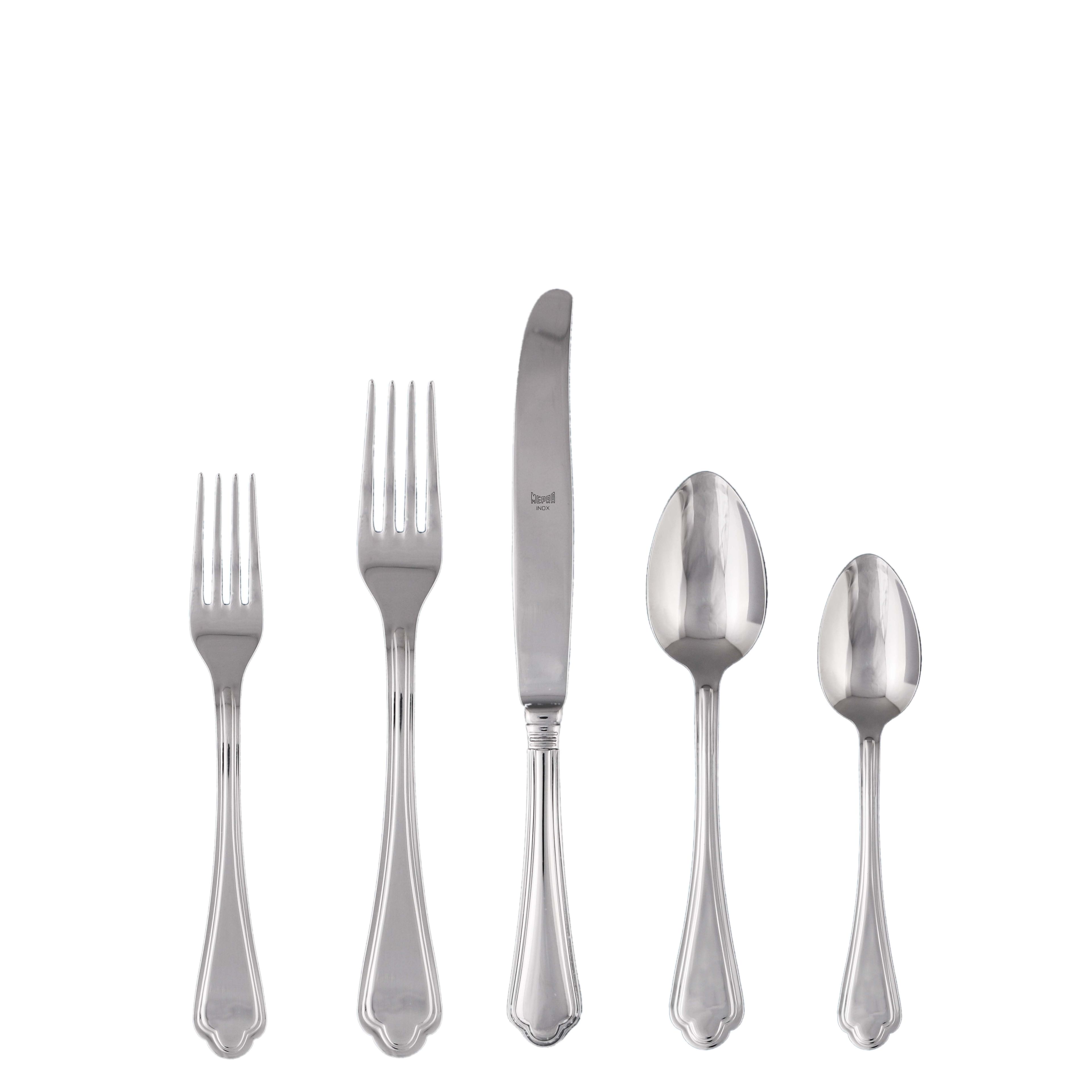 Leonardo 5-Piece Stainless Steel Flatware Set