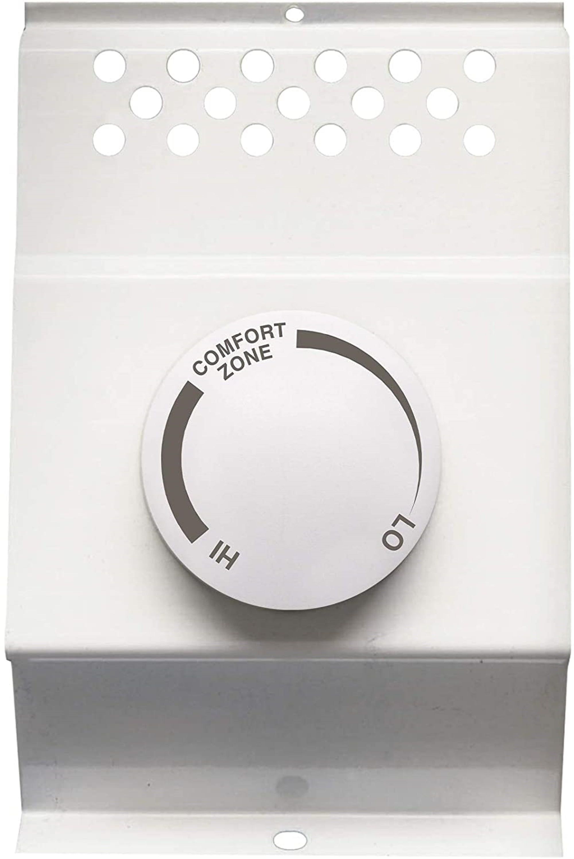 Cadet White Single Pole Line Voltage Baseboard Thermostat