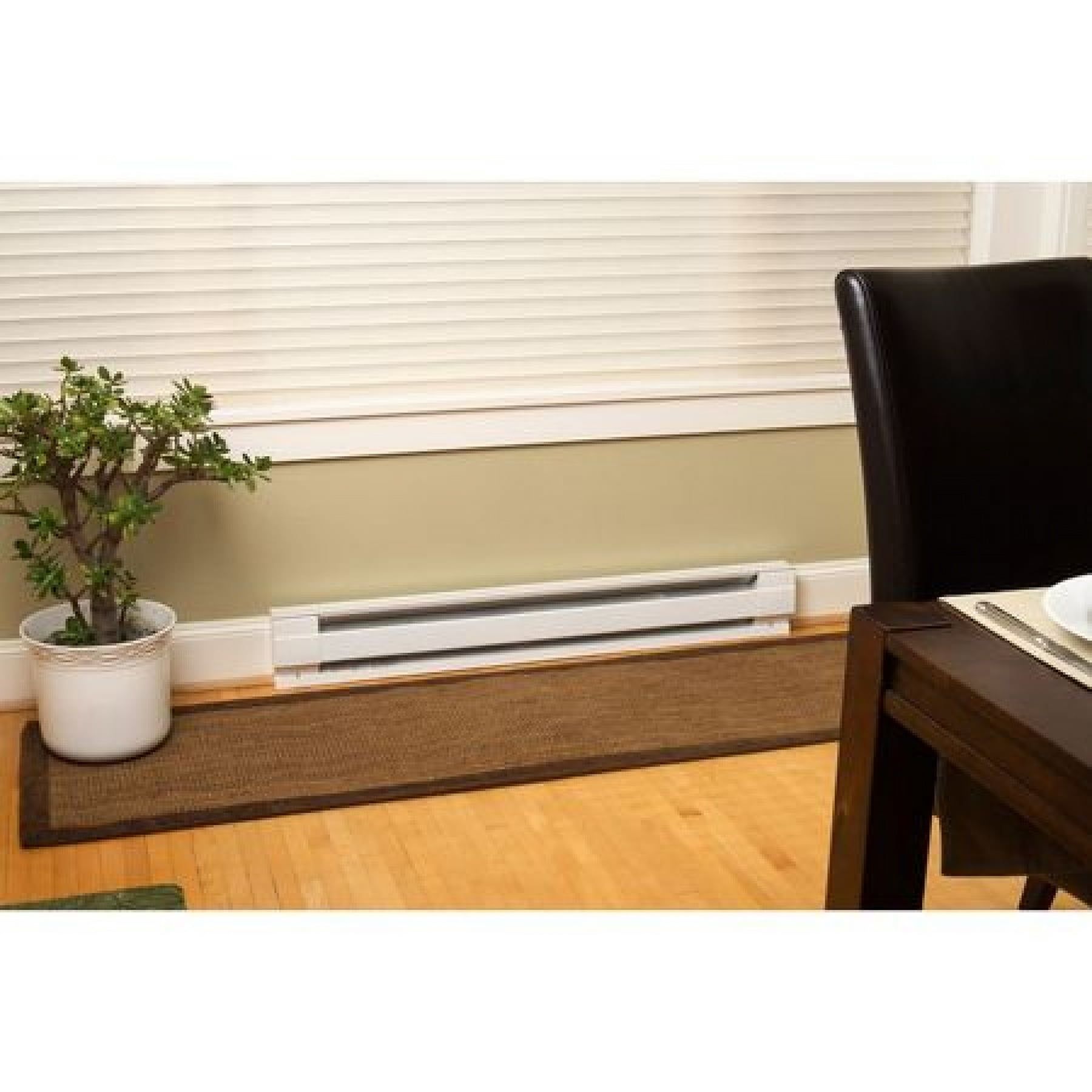 Cadet 4-Foot White Electric Convection Baseboard Heater