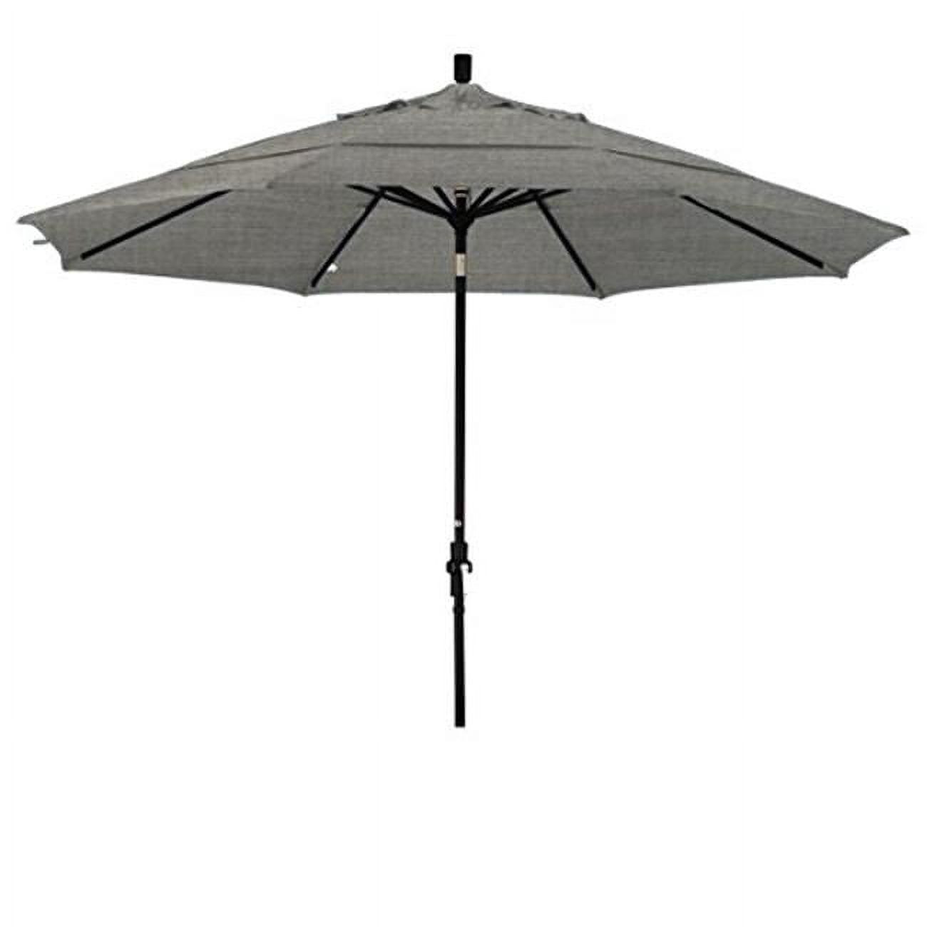 Granite Color 11 ft. Aluminum Market Umbrella with Auto Tilt