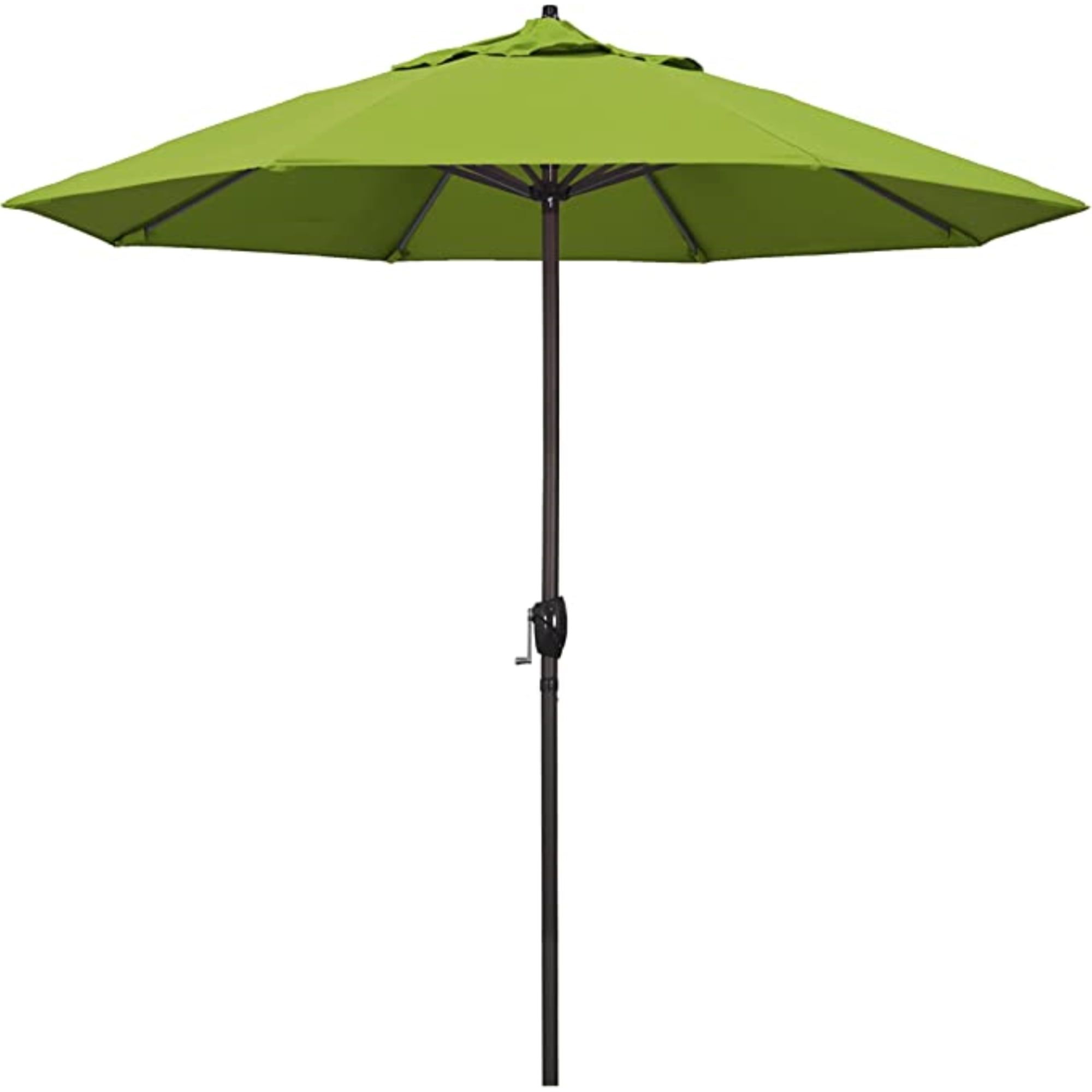 9' Kiwi Green Aluminum Crank Tilt Patio Umbrella