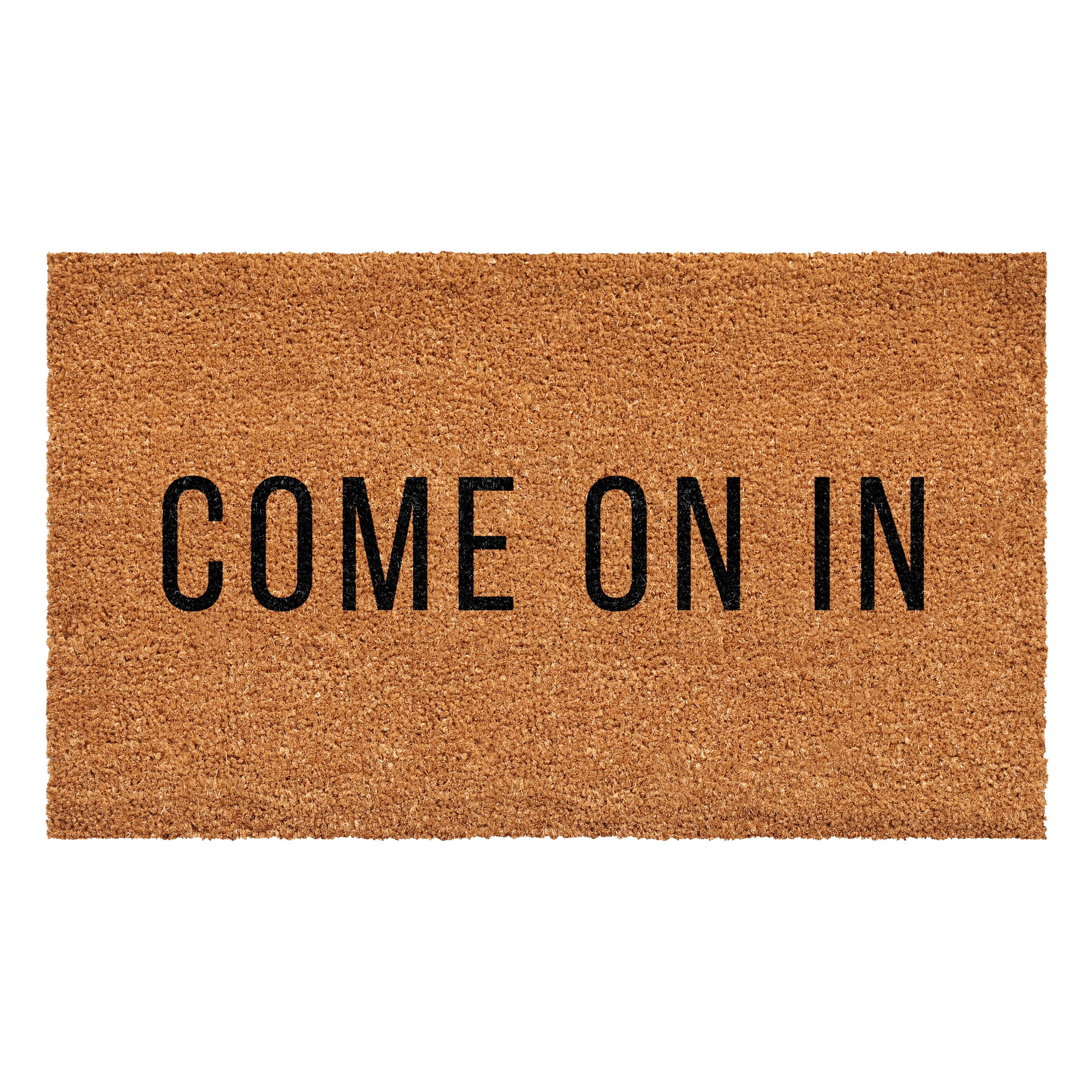 Eco-Friendly Coir and Vinyl 30" x 48" Rectangular Doormat