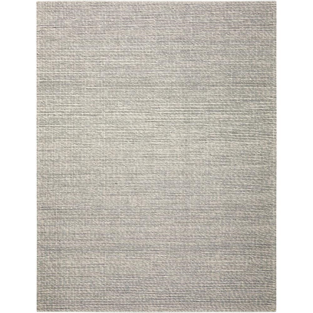 Basalt Gray 8' x 10' Handmade Coastal Wool Blend Area Rug