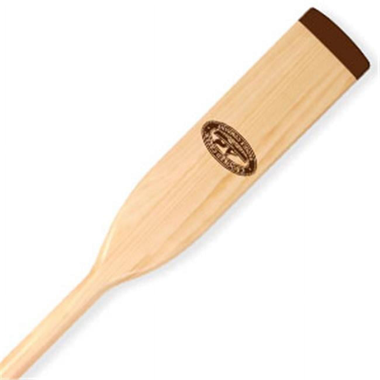 84-Inch Brown Pine Wood Boat Oar with Grip