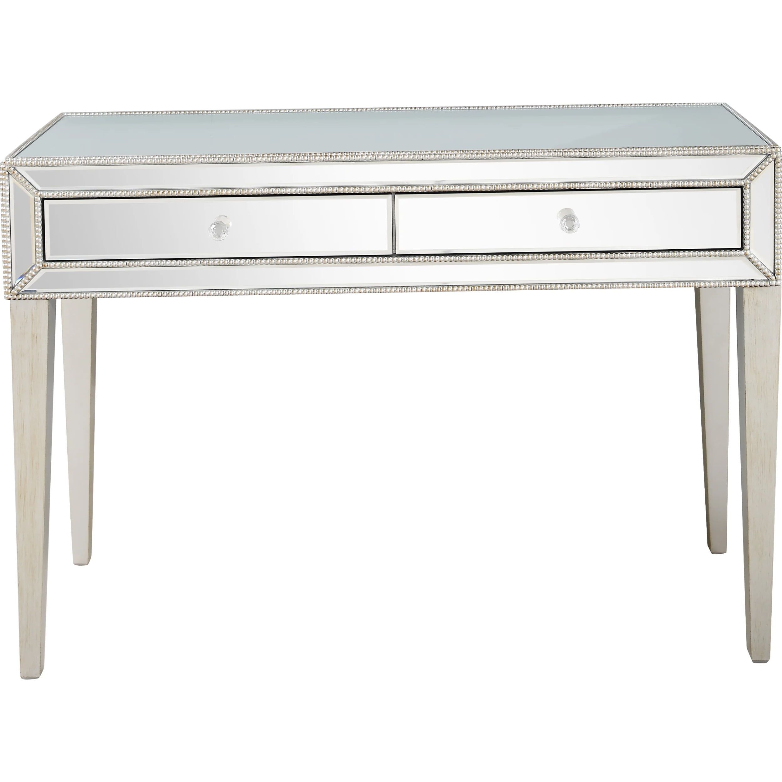 Alice Mirrored Glass Console Table with Storage