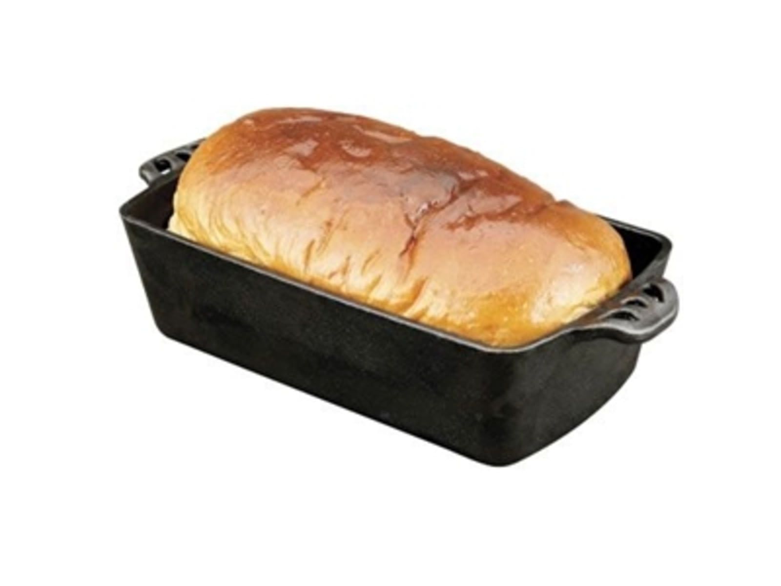 Pre-Seasoned Black Cast Iron Bread Baking Pan