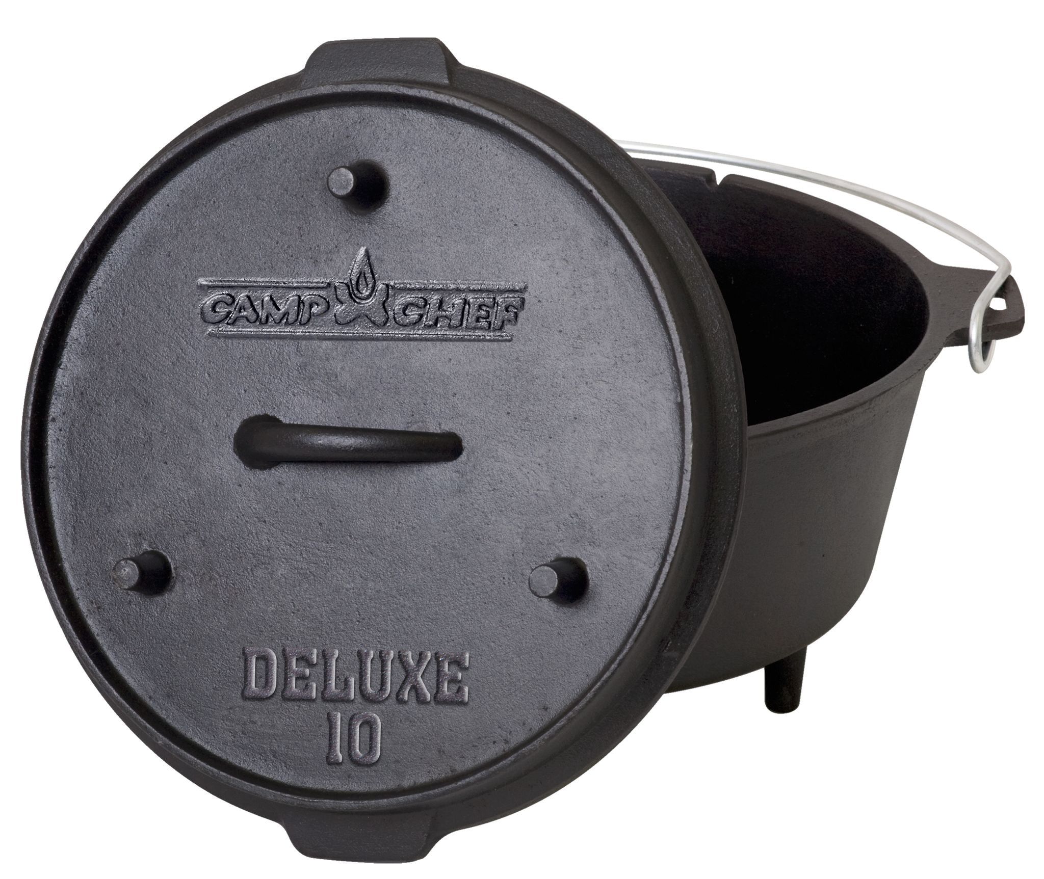 Yosemite 6-Quart Round Cast Iron Dutch Oven with Skillet Lid