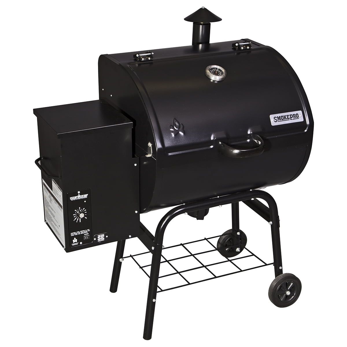 Black Steel SmokePro SE Pellet Grill with Smart Smoke Technology