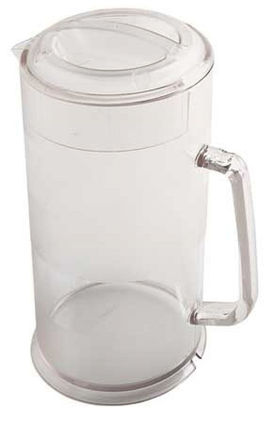 Clear Polycarbonate 64 oz Pitcher with Lid