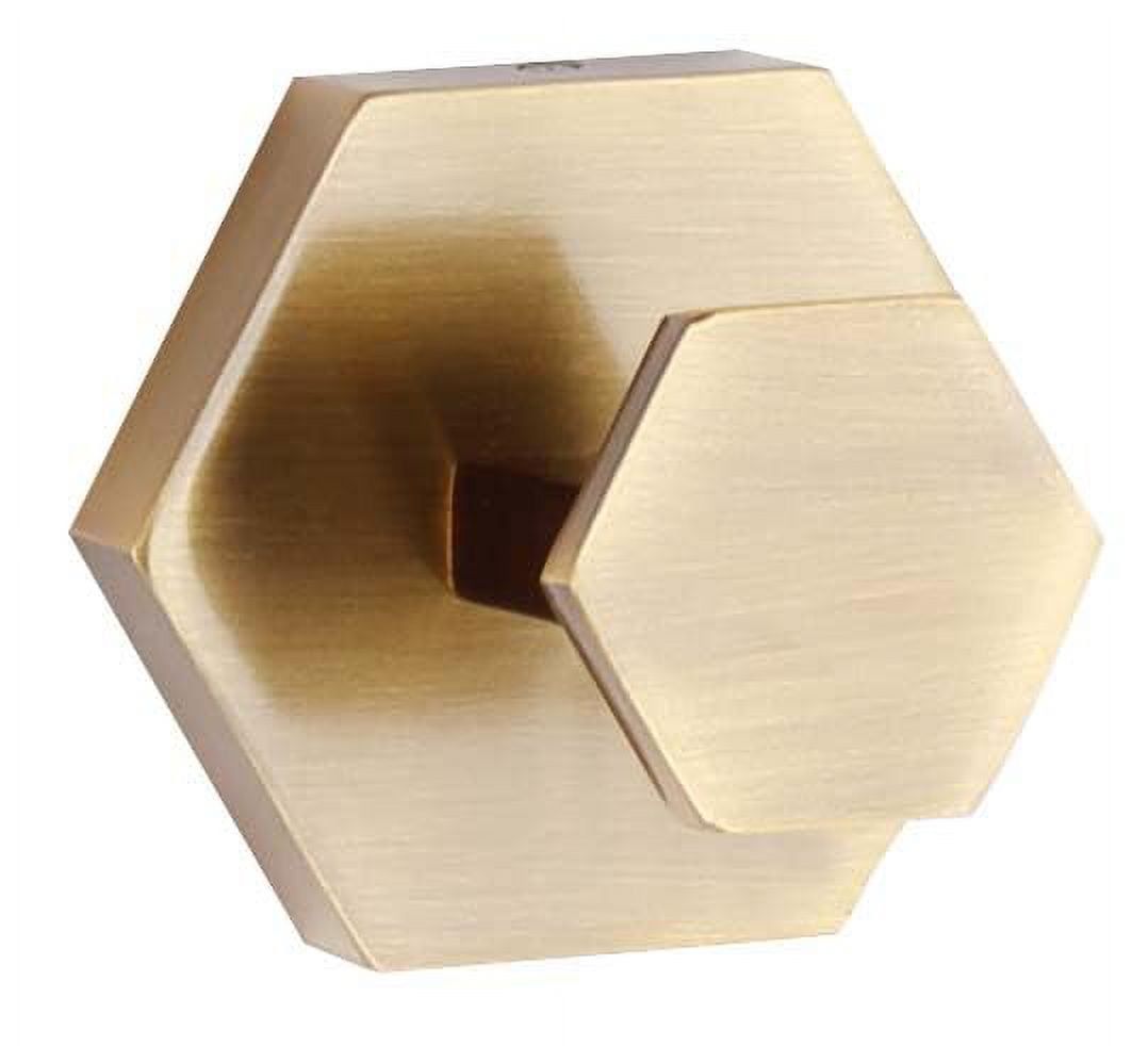 Atalee Gold Hexagonal Aluminum Robe Hook