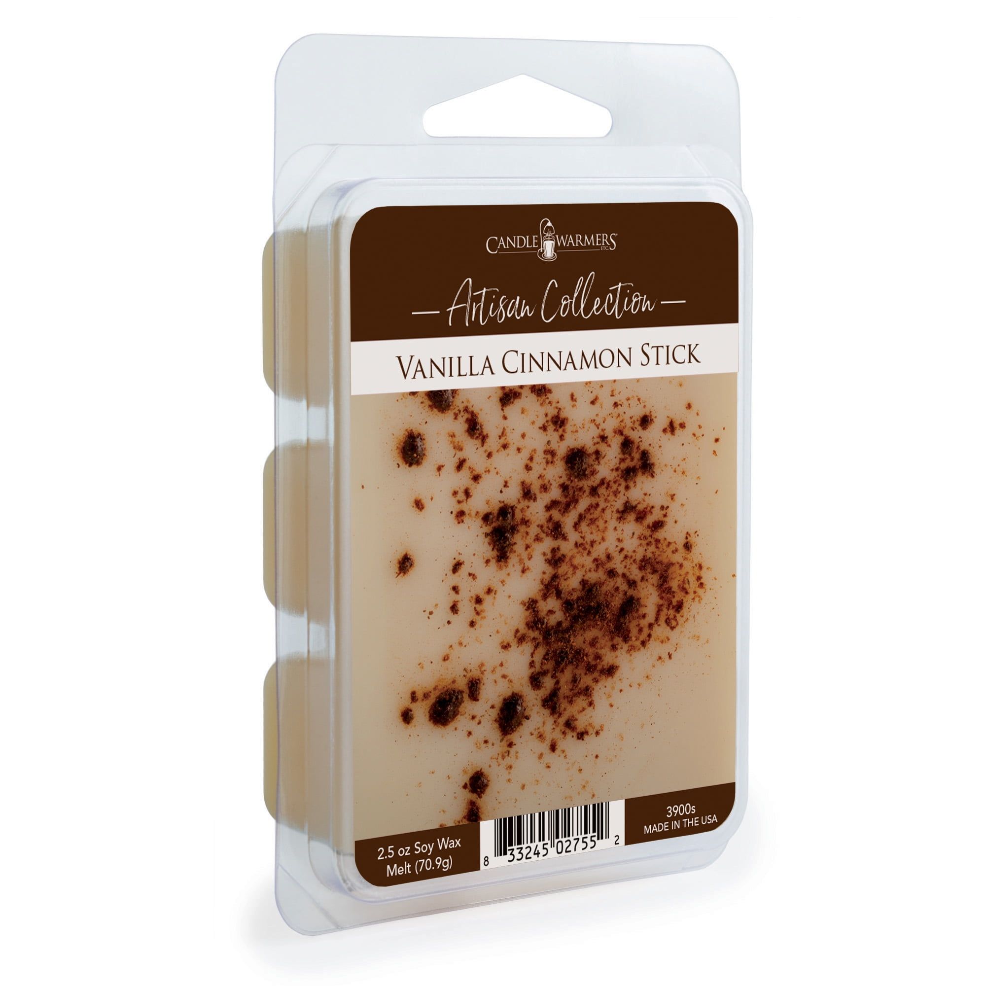 Vanilla Cinnamon Stick Soy Wax Melts with Decorative Swirls