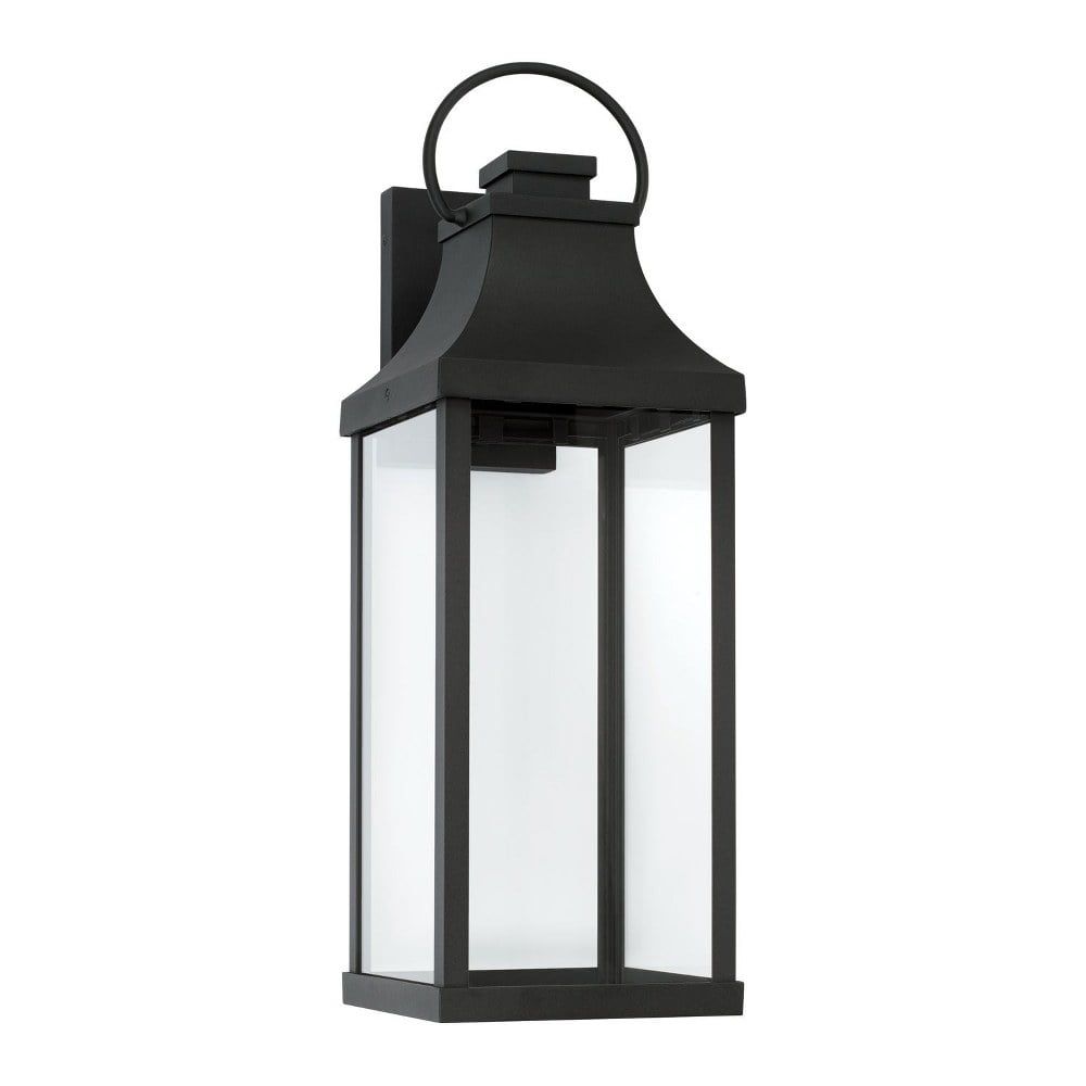 Bradford 24" Black Metal Outdoor Wall Lantern