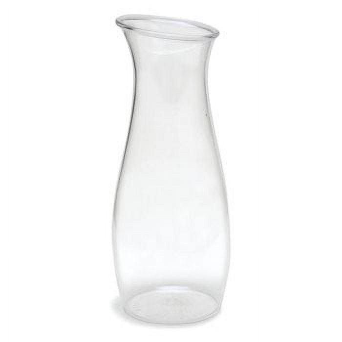 Clear Polycarbonate 41 oz Carafe with Angled Rim