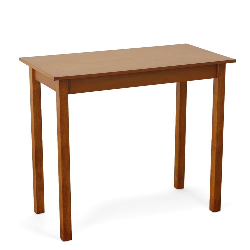 Walnut Rectangular Transitional Counter Height Pub Table