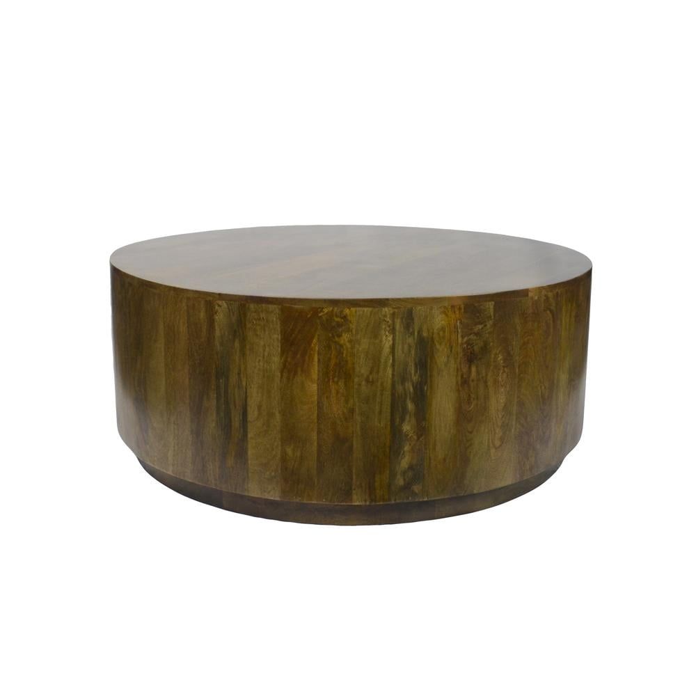 Tamia 42" Round Elm Mango Wood Coffee Table