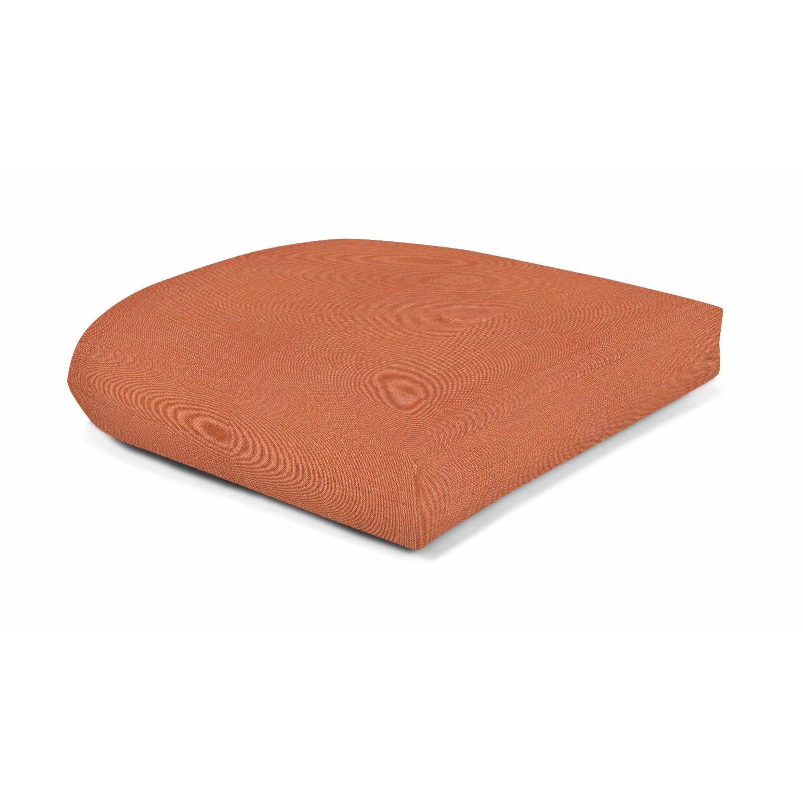 Cast Coral Rounded Square Polyester Outdoor Seat Cushion