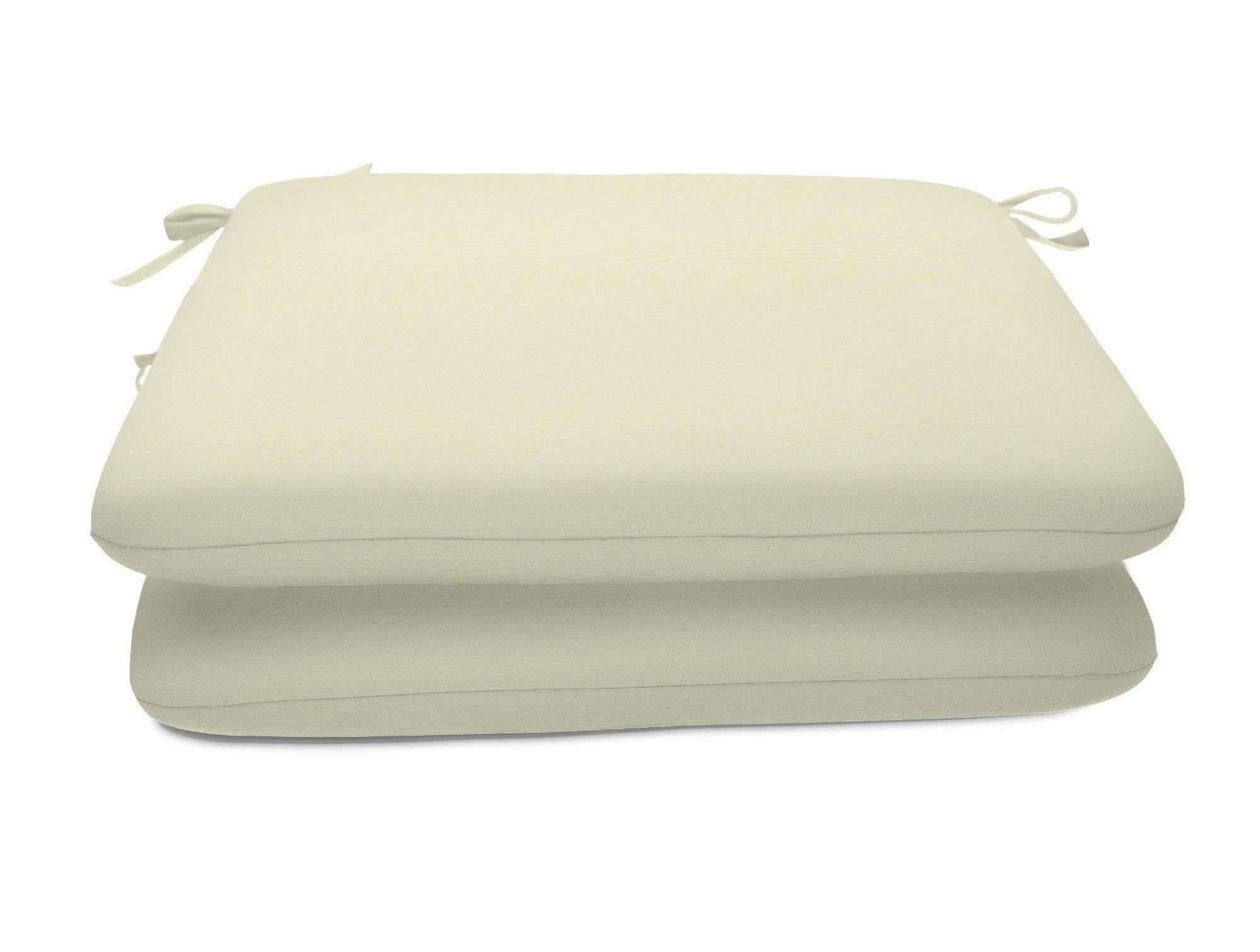 Canvas Natural Sunbrella Outdoor Seat Pad Set - 18" x 18"