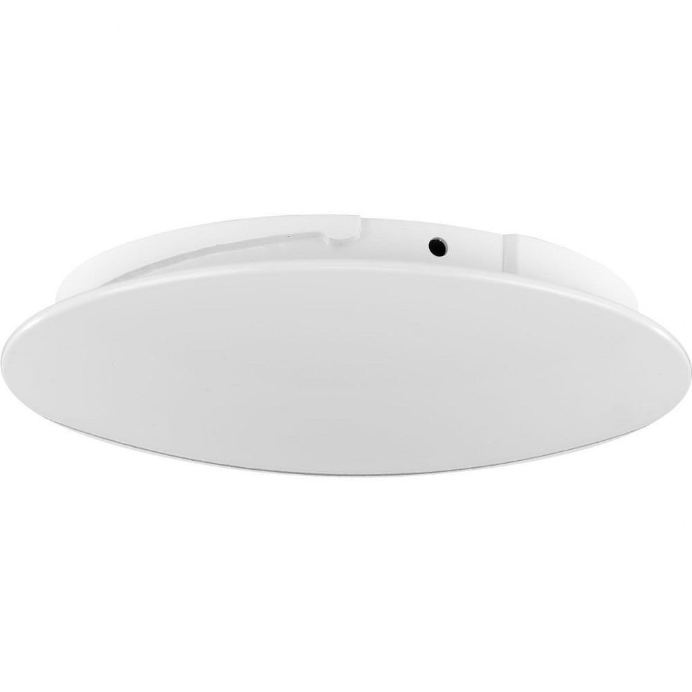 Satin White Steel Ceiling Fan Blank Plate