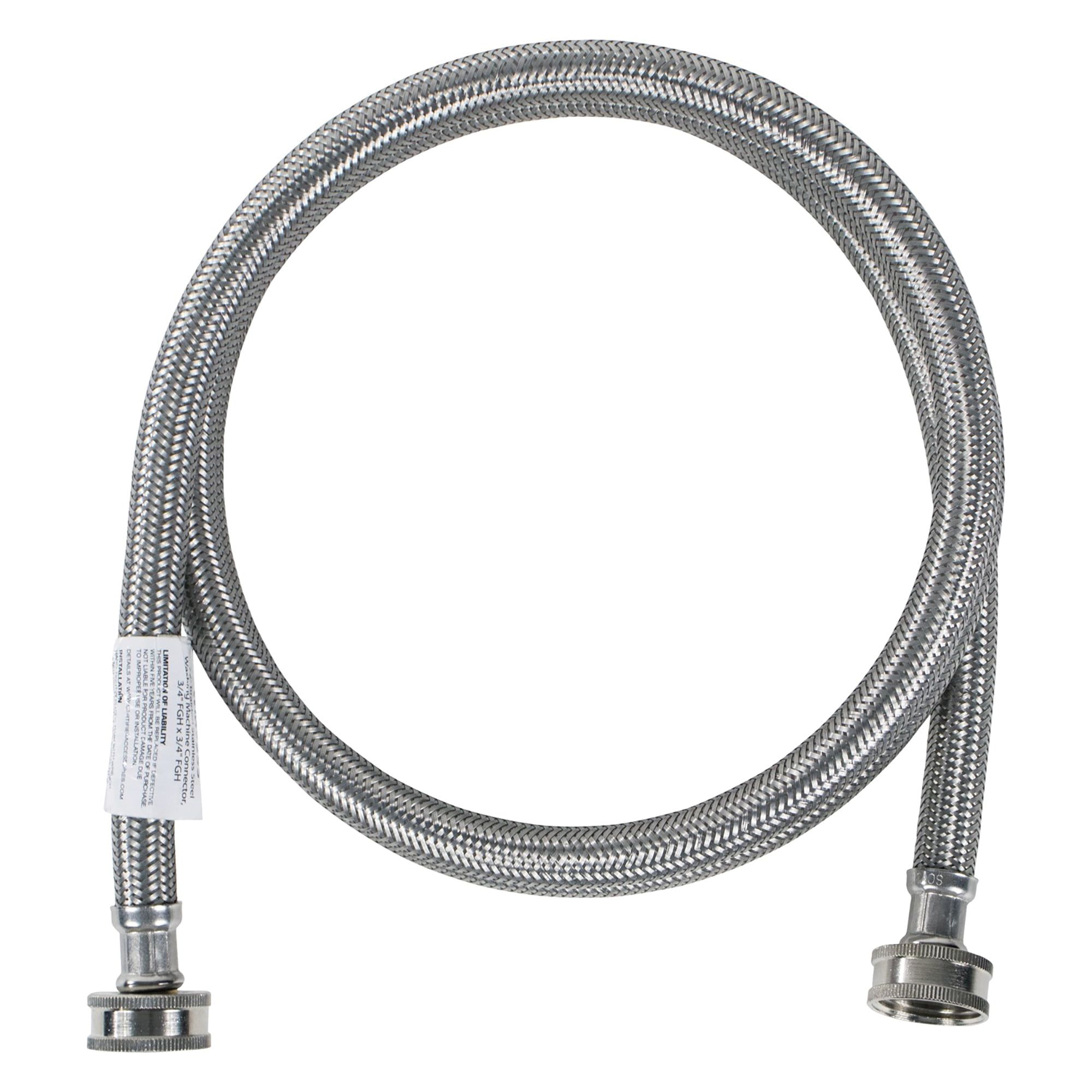 5ft Stainless Steel Braided Water Heater Supply Line