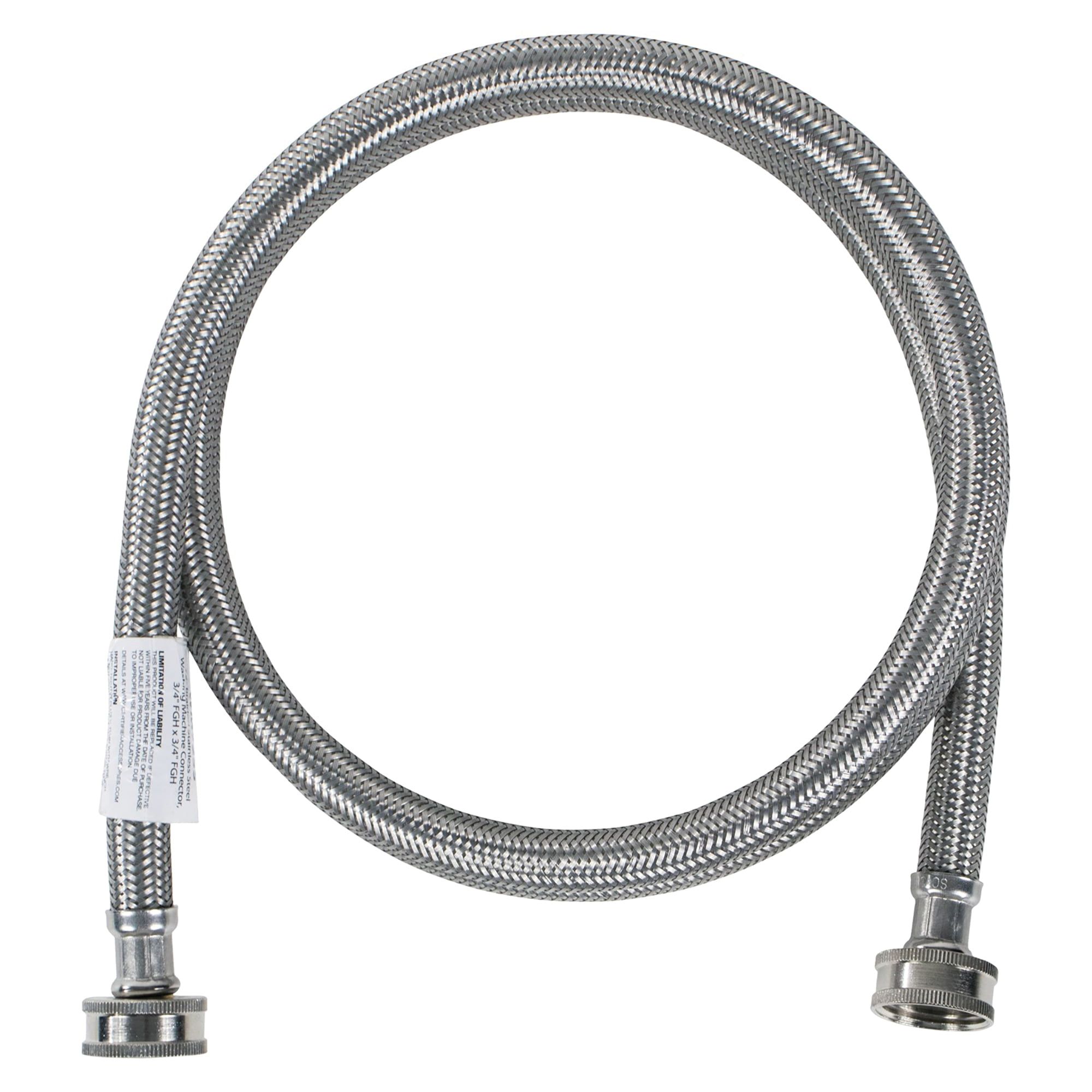 6ft Braided Stainless Steel Water Heater Supply Line