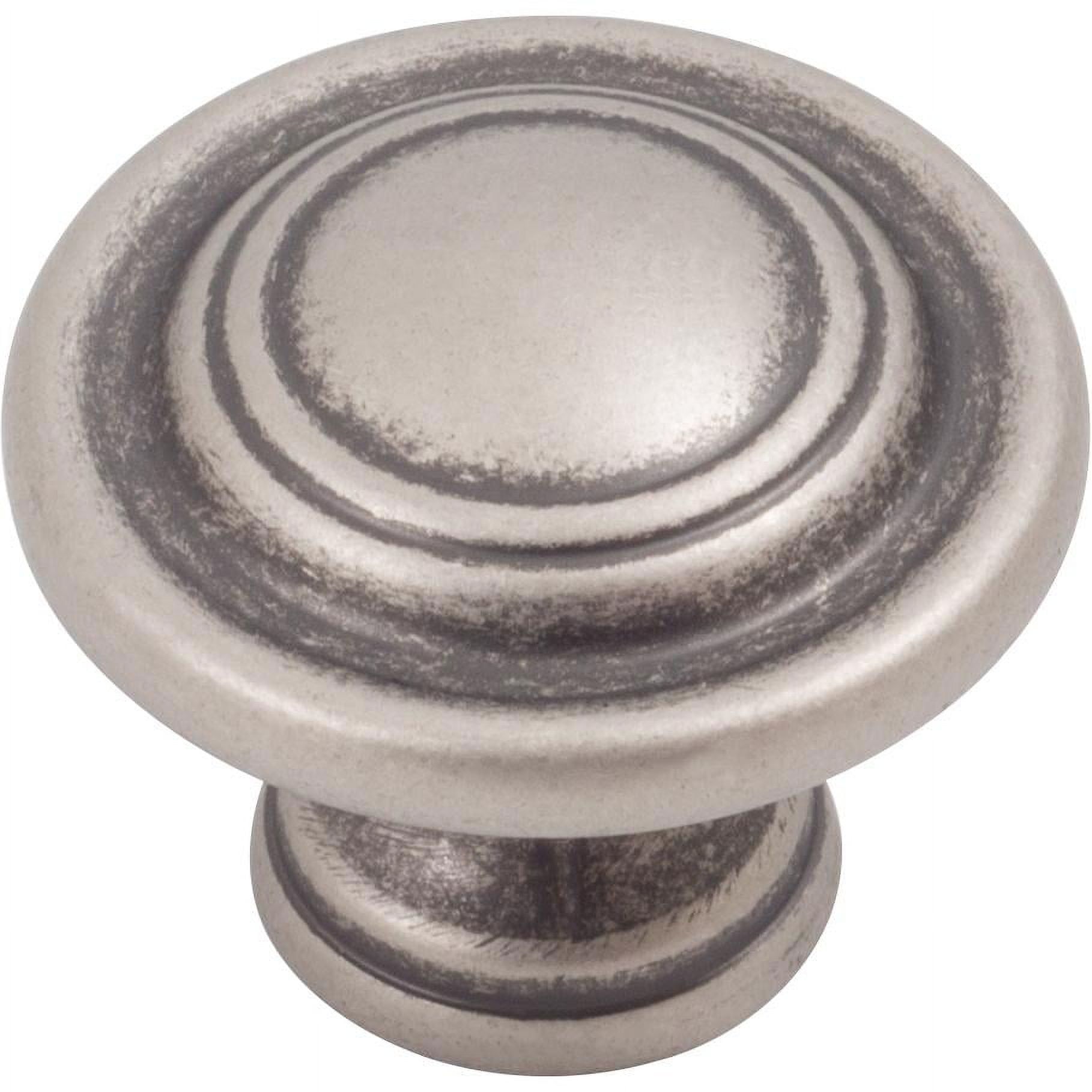 Charlotte Weathered Nickel Cabinet and Bi-Fold Door Knob