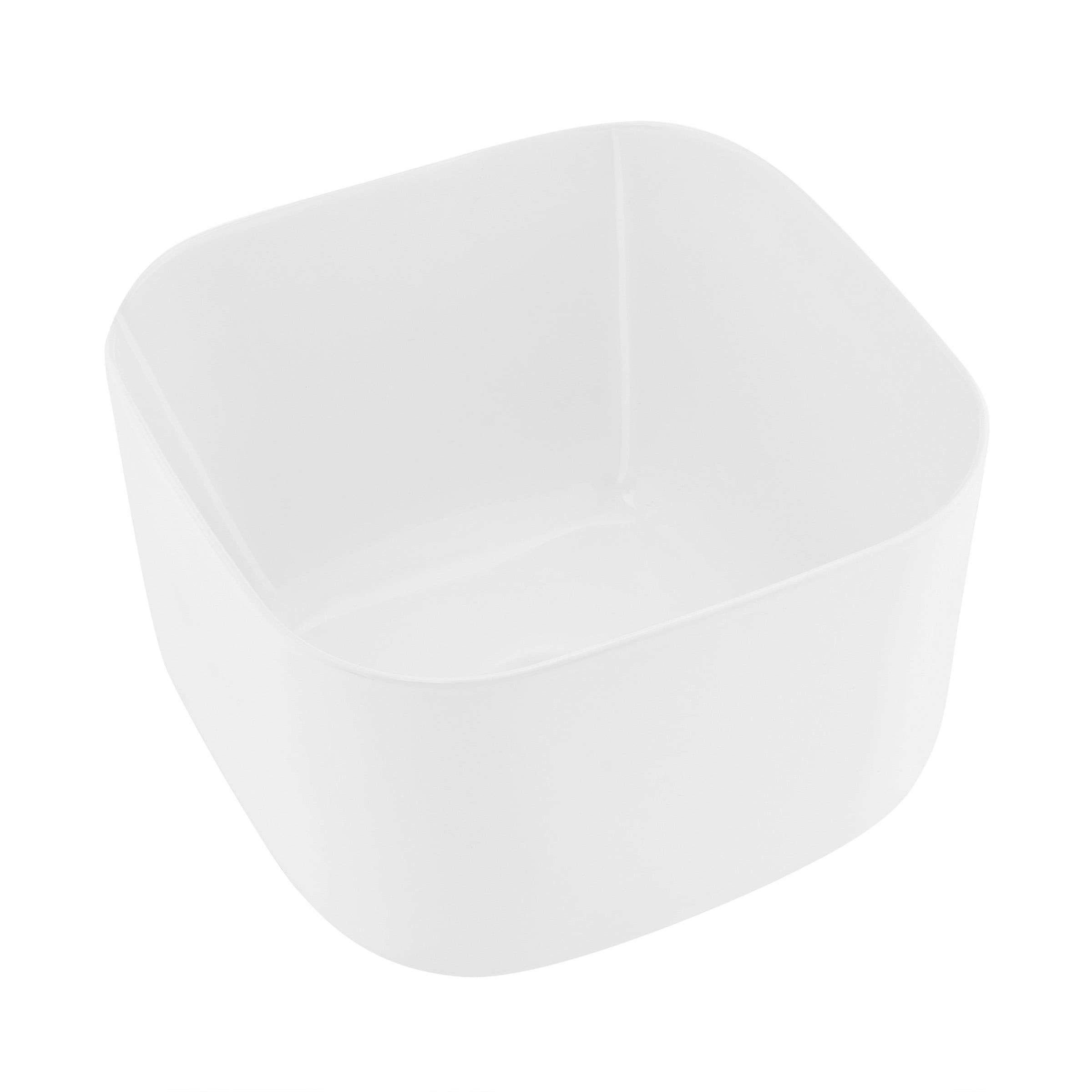 Charme 14.5" White Ceramic Square Vessel Sink