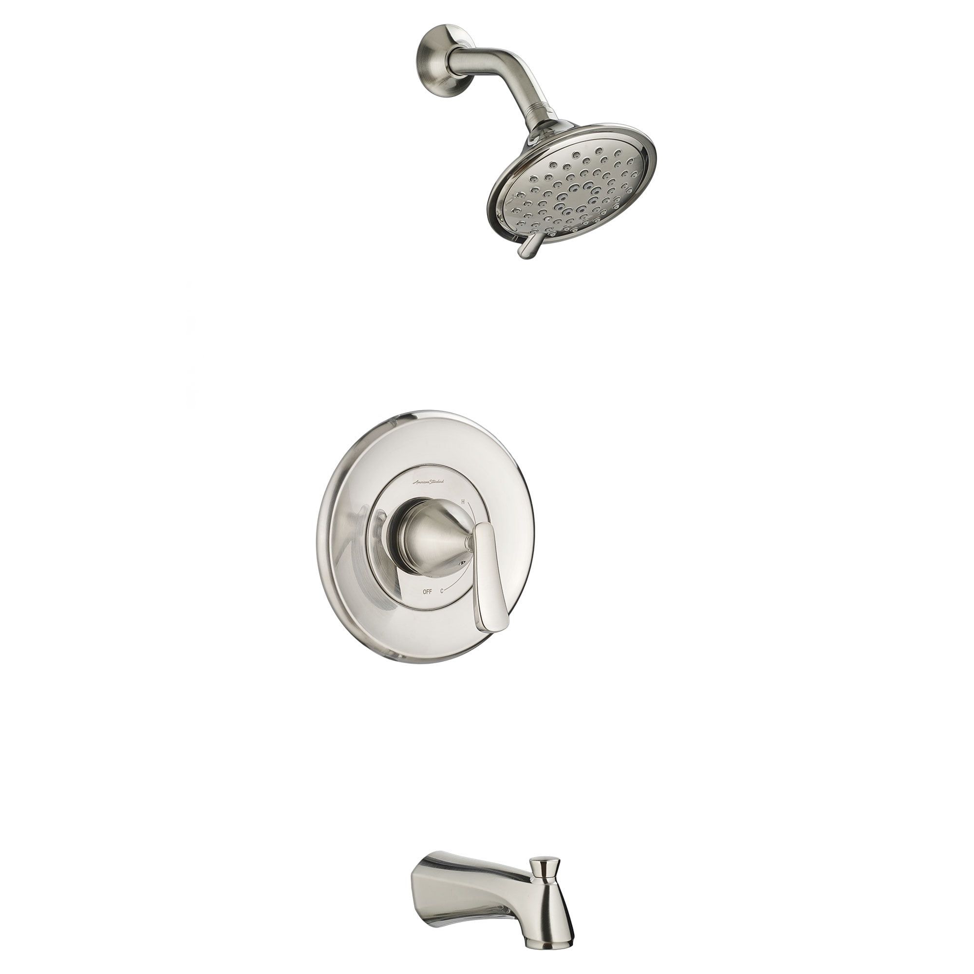 Nickel Wall Mounted Multi-Function Shower Faucet Set