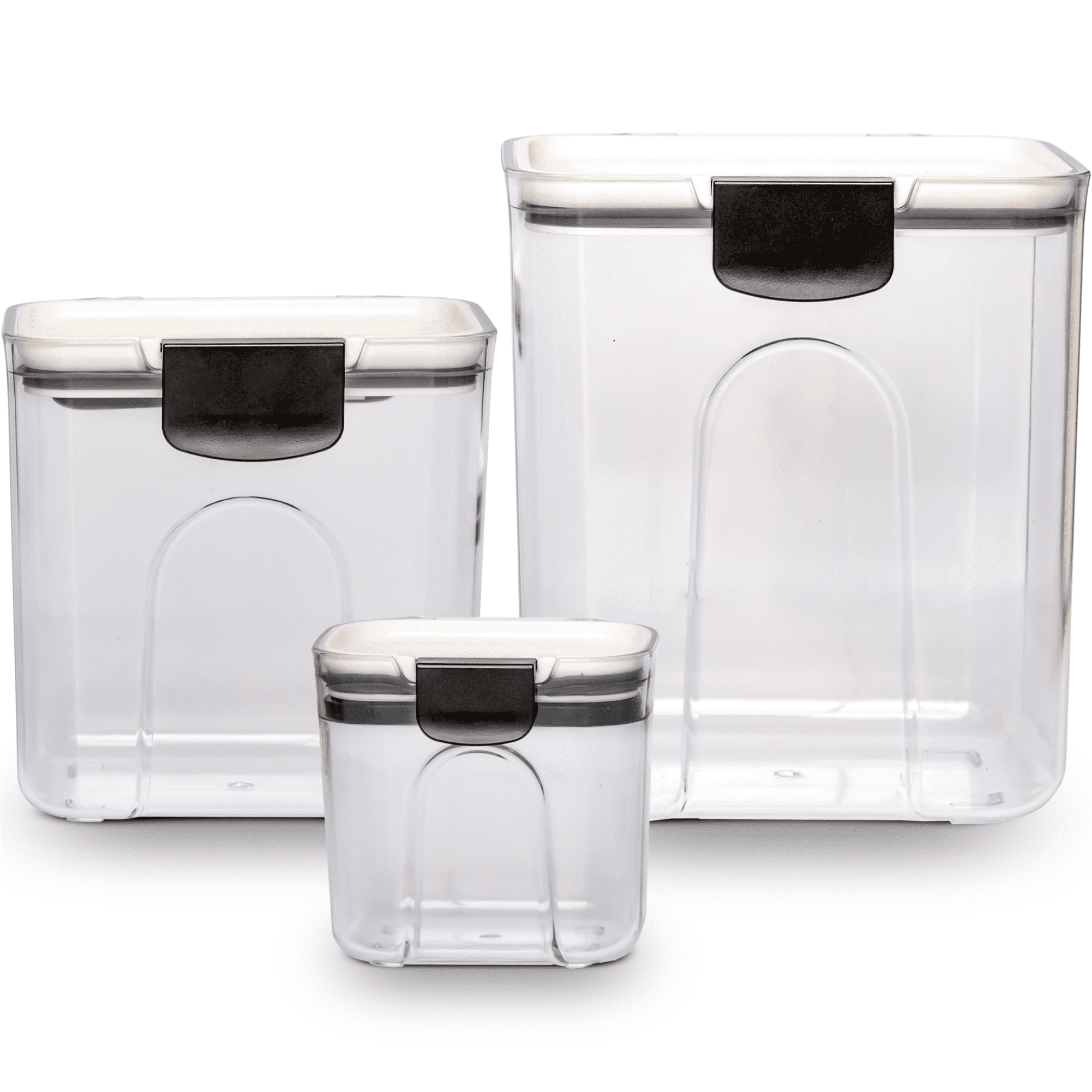 Clear BPA-Free 3-Piece Airtight Food Storage Container Set