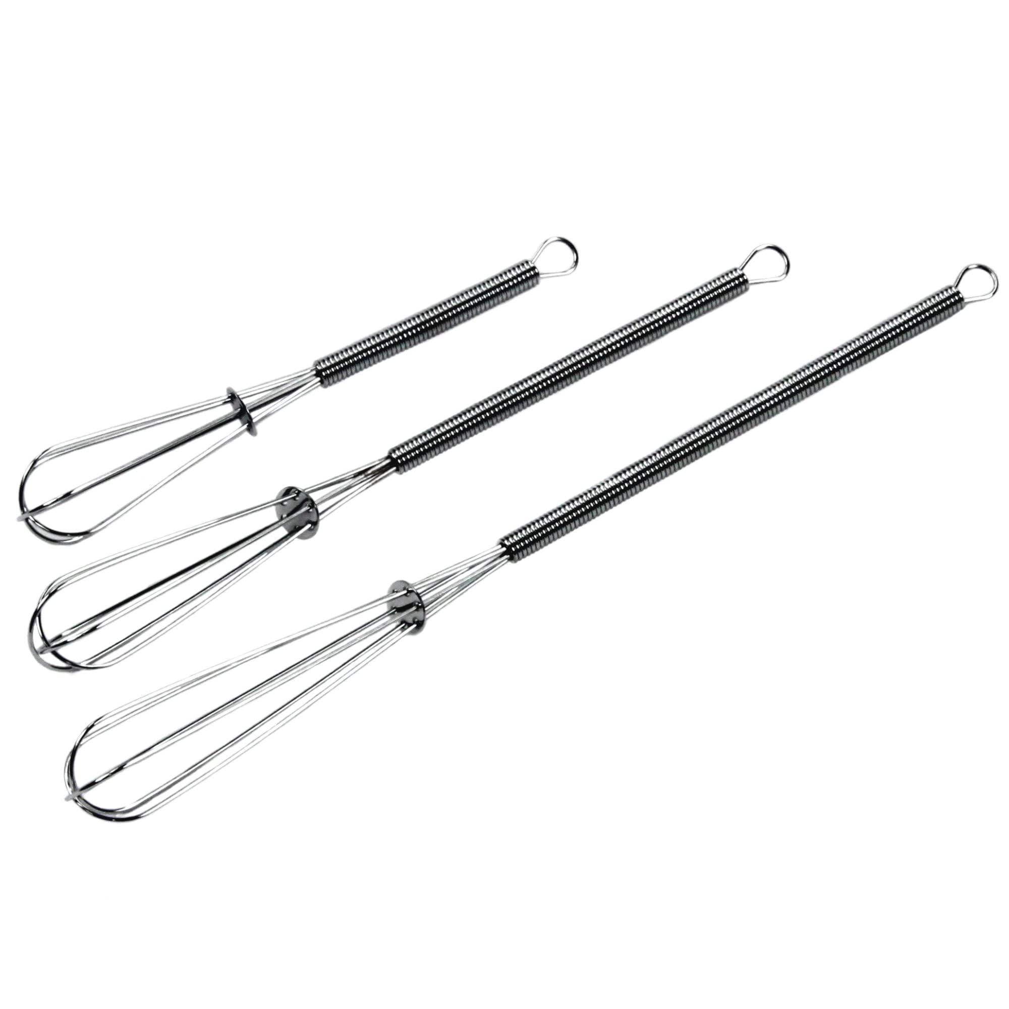 Stainless Steel Mini Balloon Whisk Set, 3 Pieces