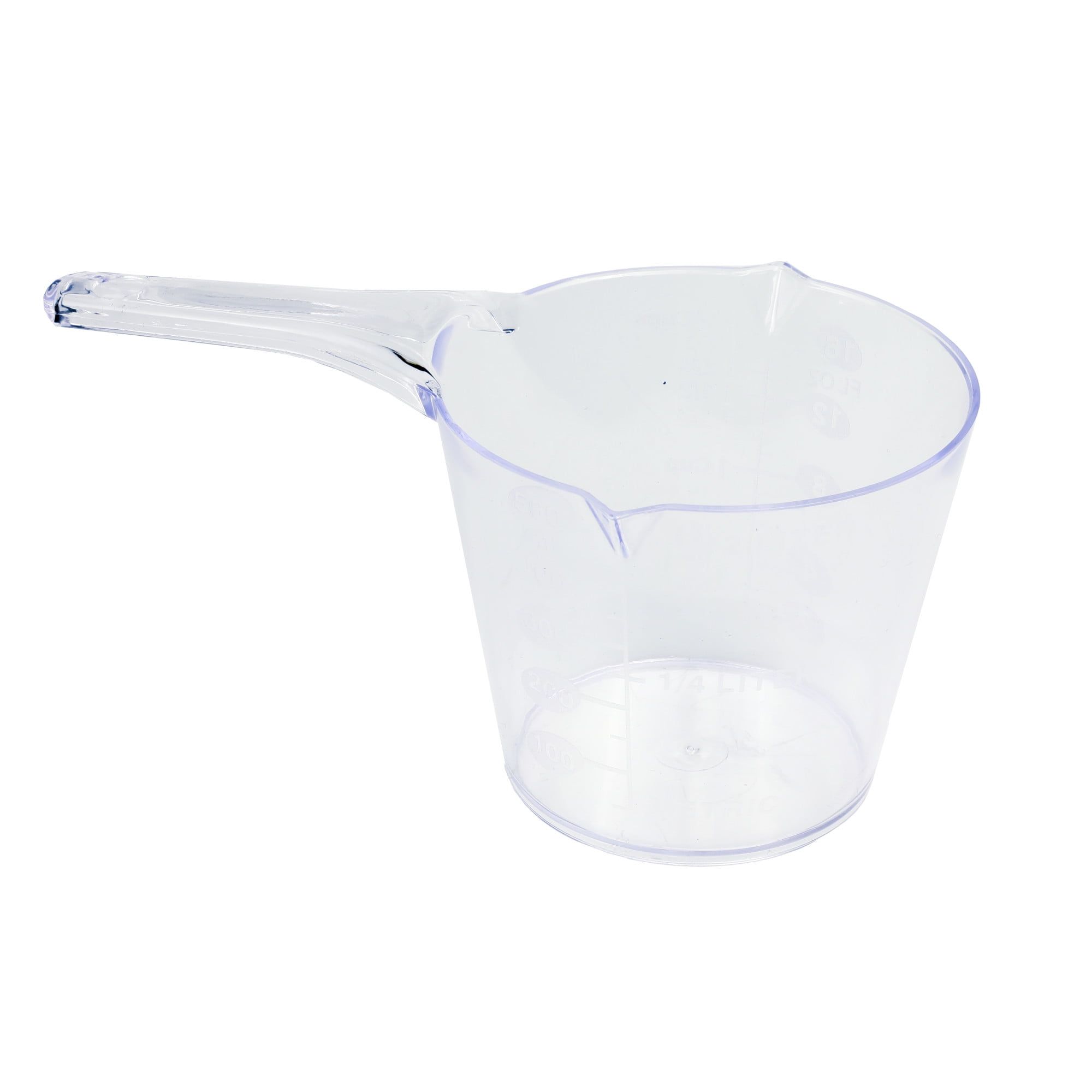 Clear Plastic 2-Cup Measuring Cup with Handle