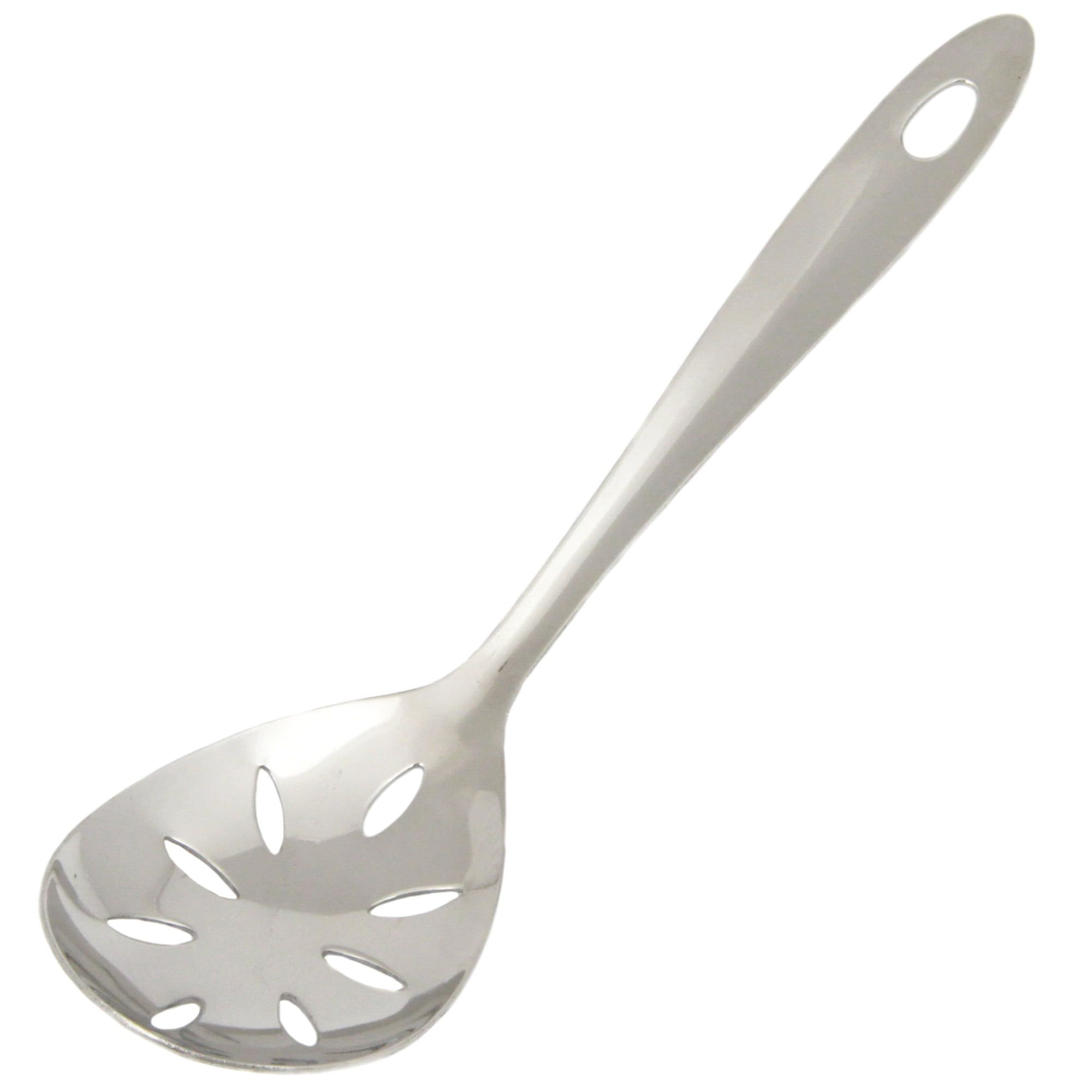 9.5 Inch Stainless Steel Slotted Serving Spoon