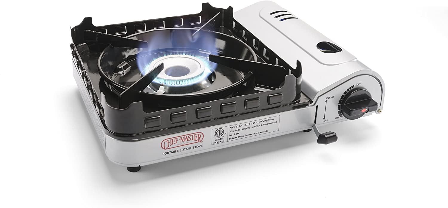 Chef Master 15,000 BTU Portable Butane Single Burner Stove