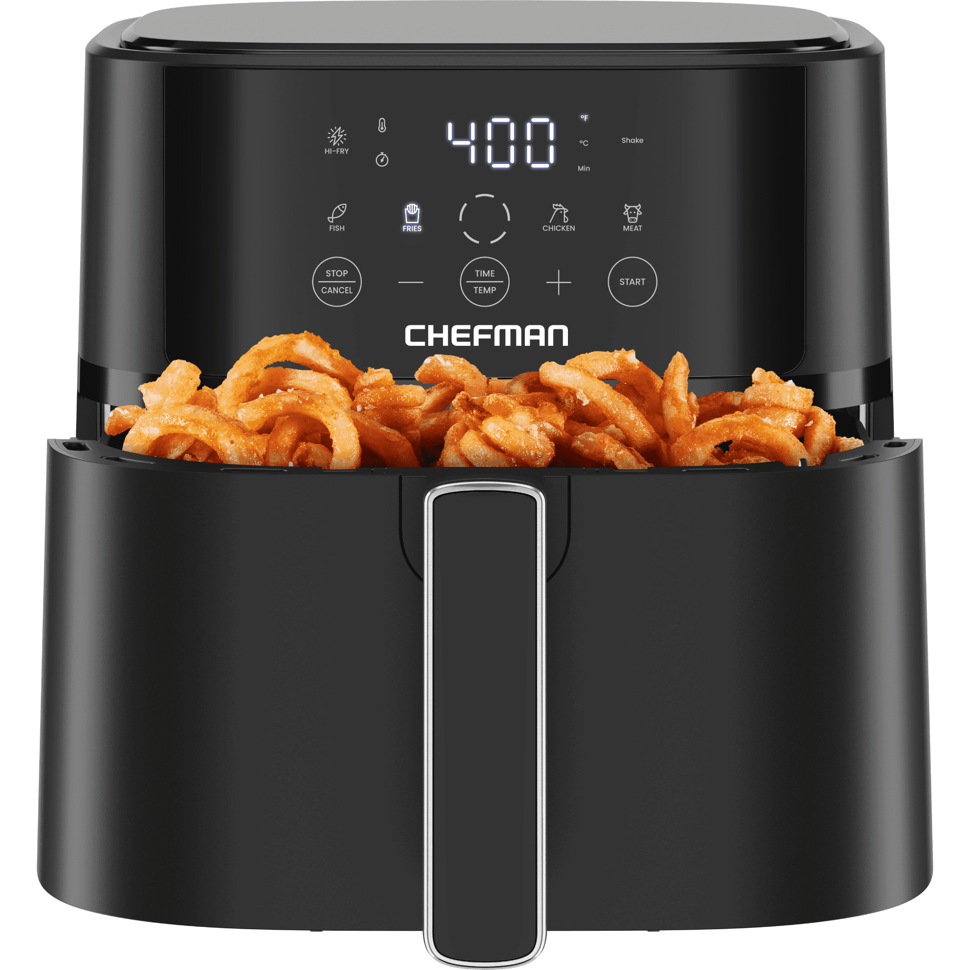 Chefman 6 Qt Black Digital Touch Air Fryer with Hi-Fry Technology