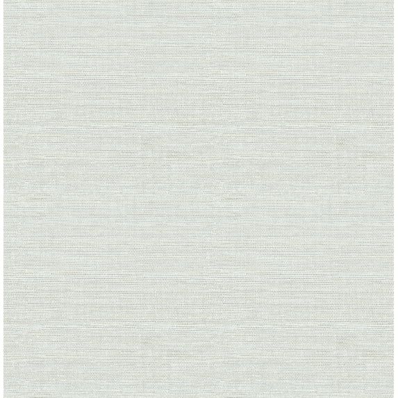 Agave Light Blue Faux Grasscloth Non-Woven Wallpaper