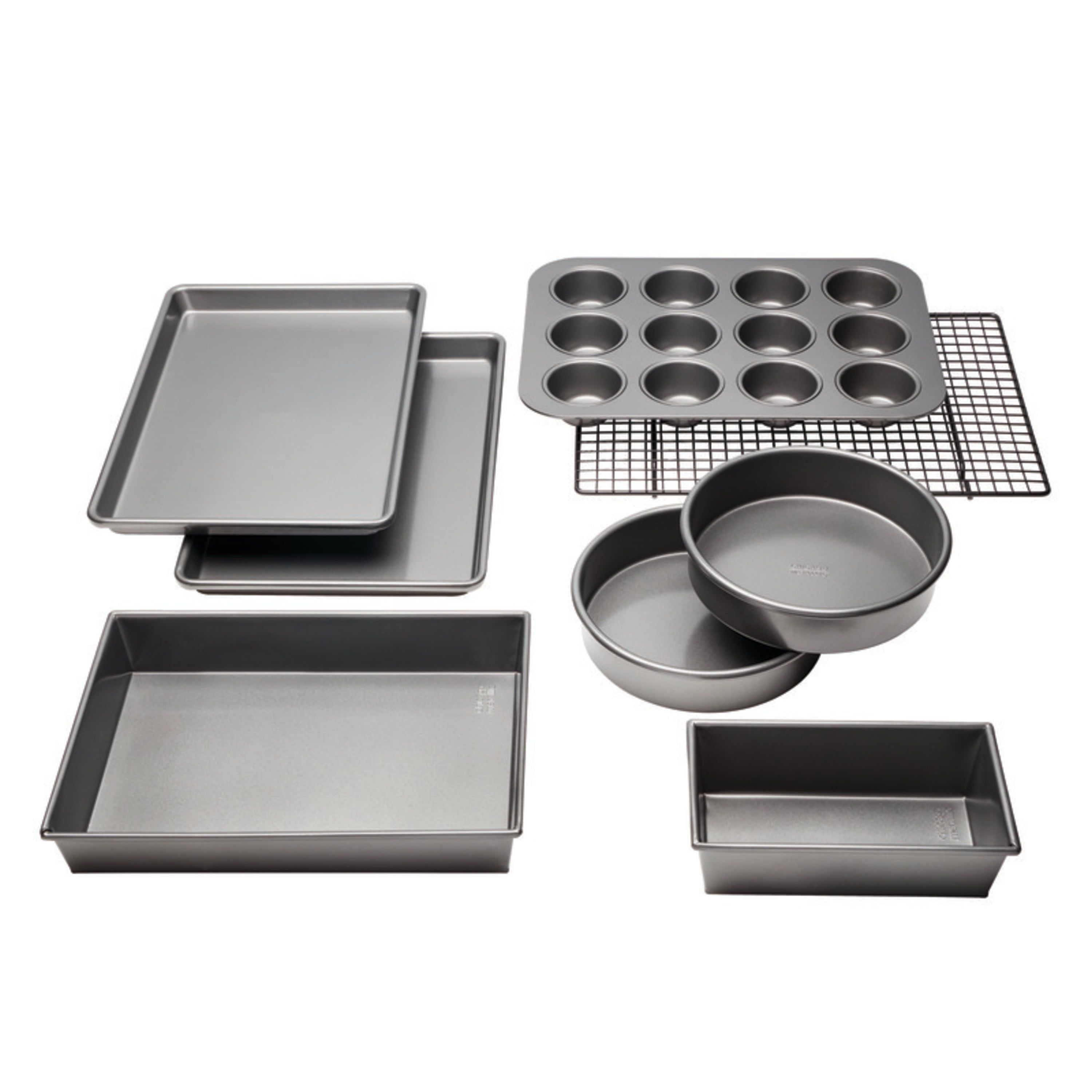 Professional Non-Stick 8-Piece Carbon Steel Bakeware Set