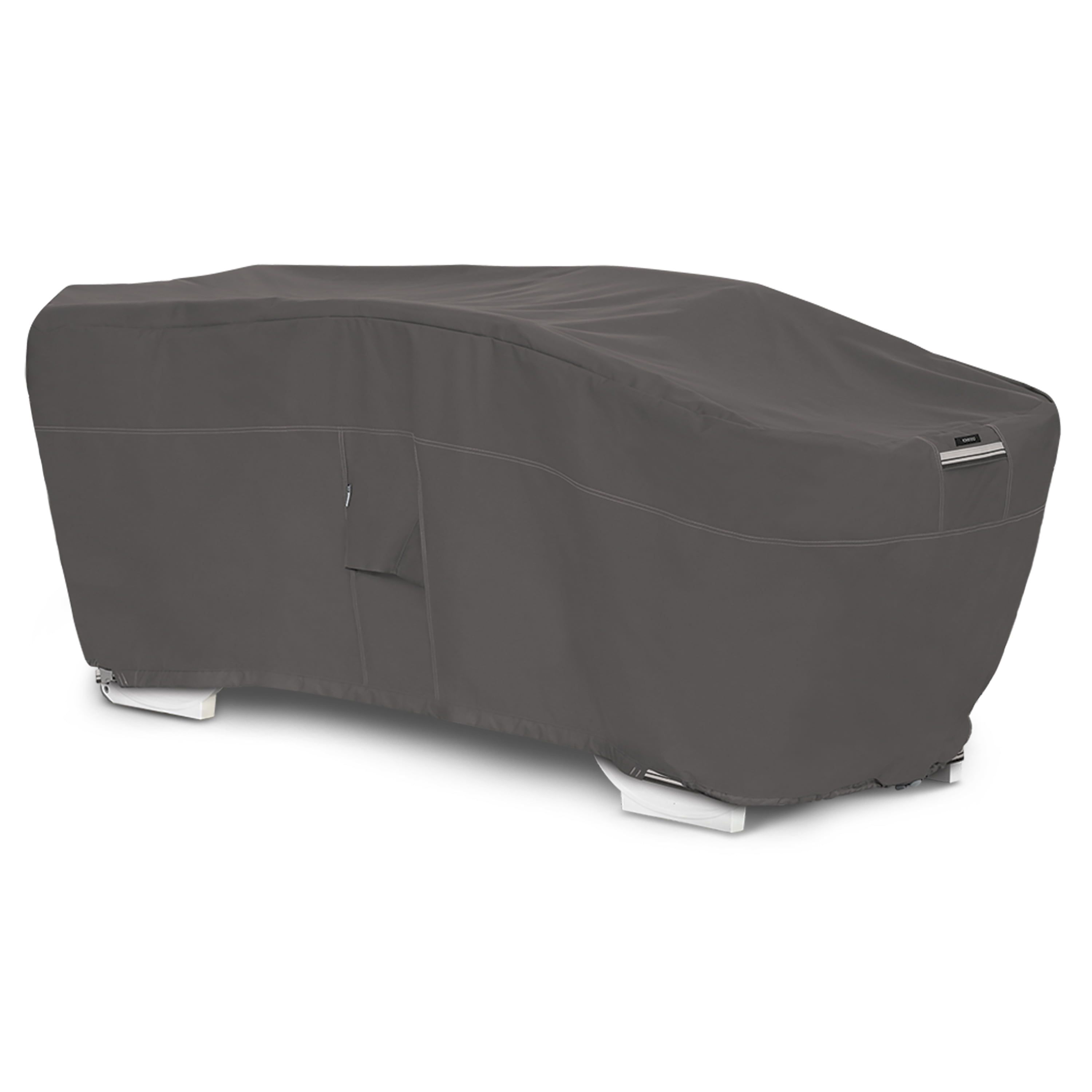 Ravenna Brown Water-Resistant Stackable Chaise Lounge Cover