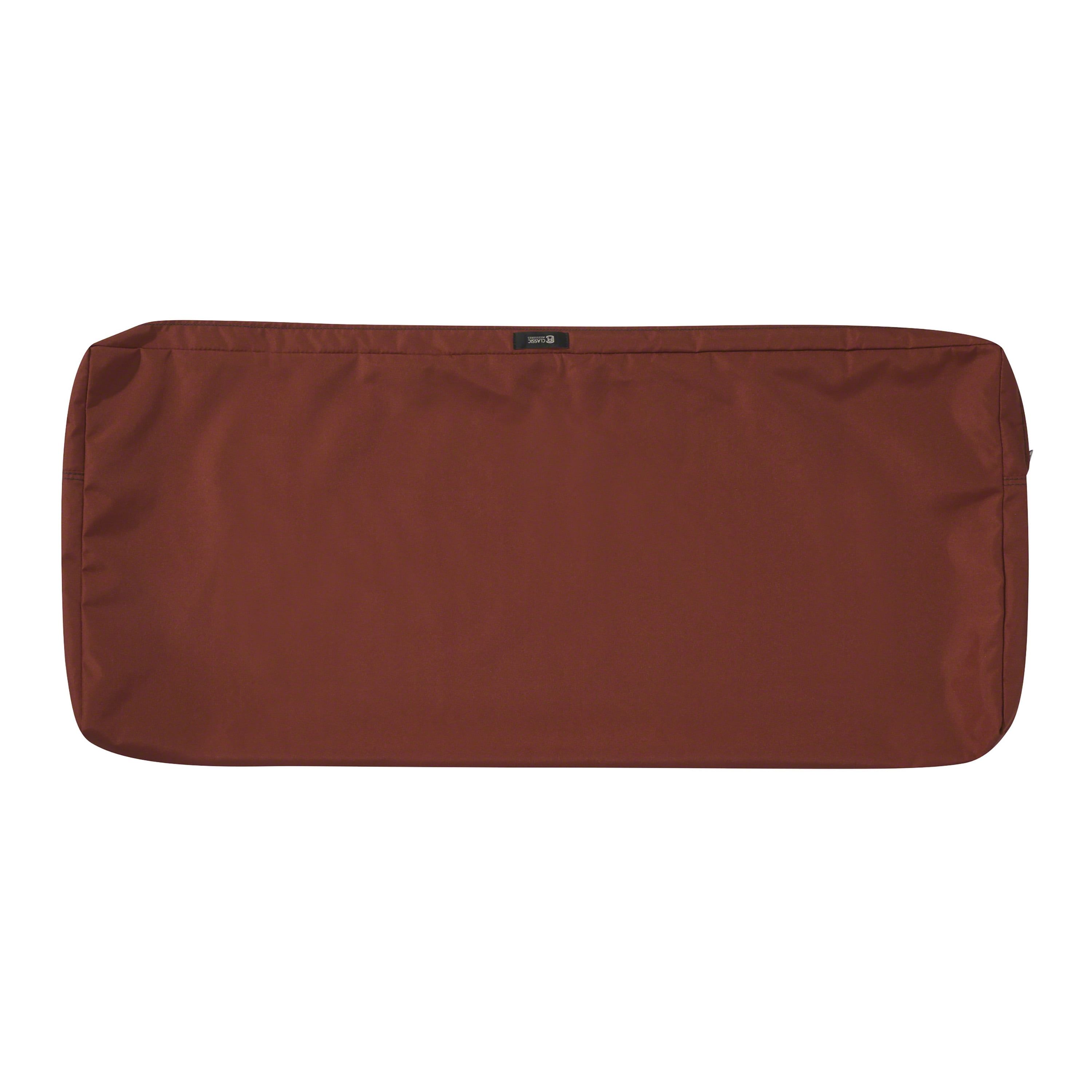 Spice Polyester Water-Resistant Patio Bench Cushion Cover