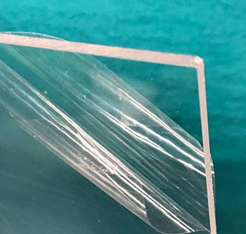 Clear Rectangular Acrylic Plexiglass Sheet 12" x 24"