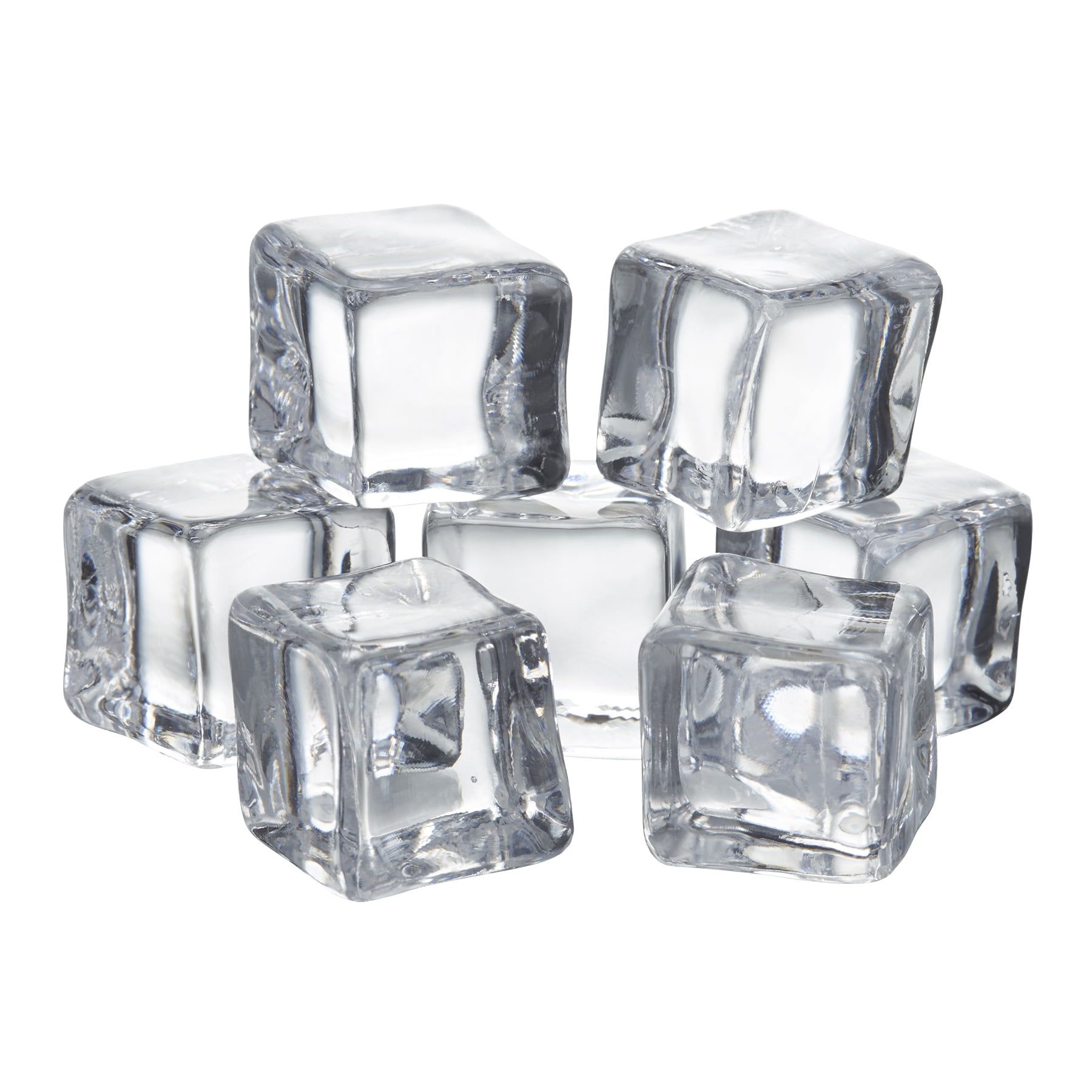 Clear Faux Ice Cube Vase Filler Decor Set