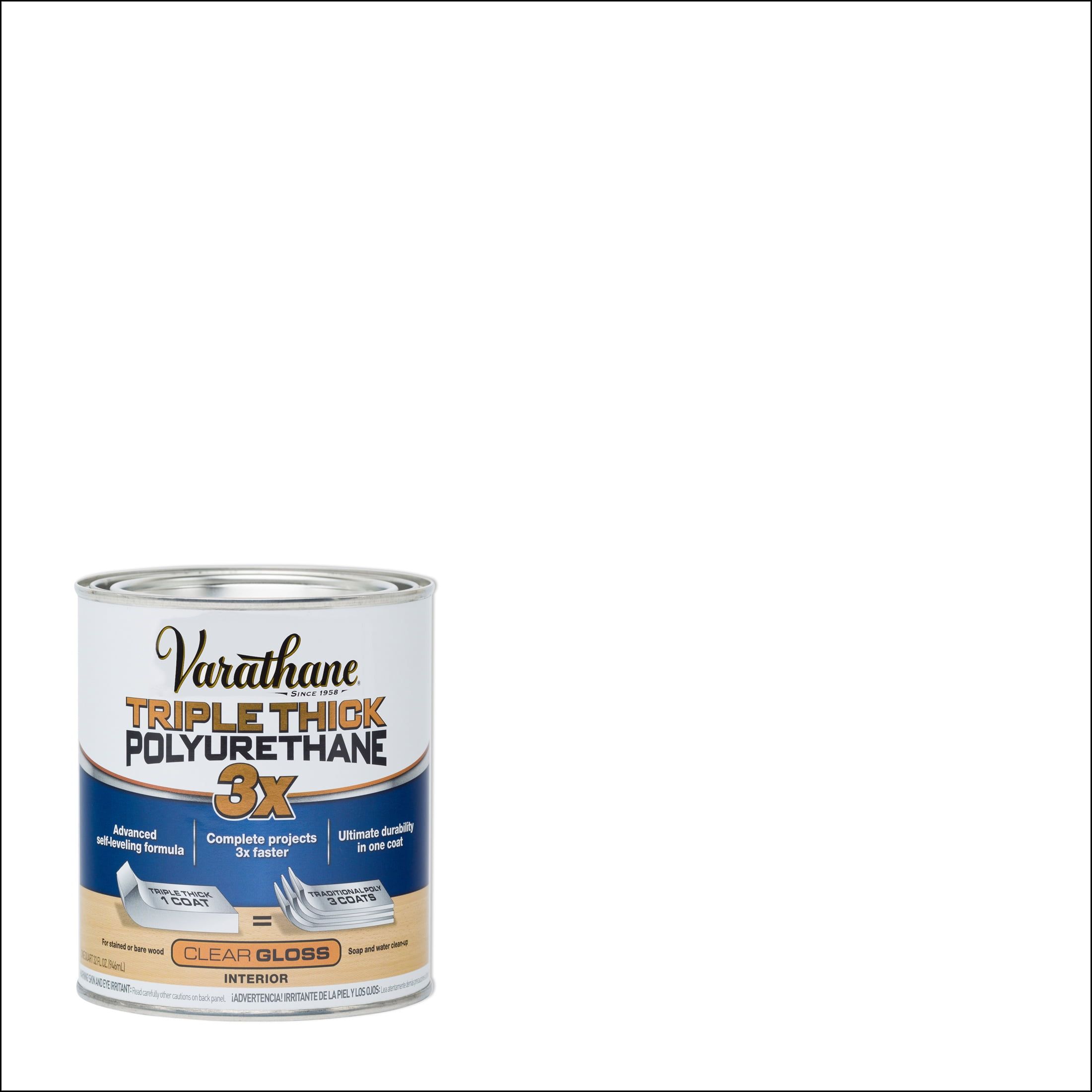 Clear Satin Triple Thick Polyurethane, 1 Quart