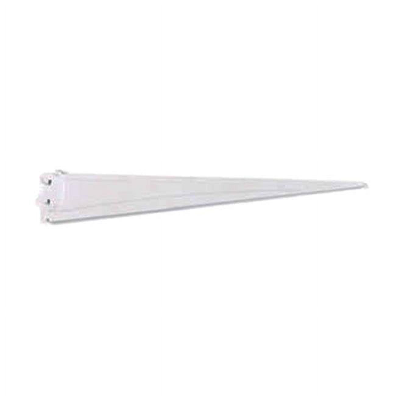 White Steel 12-Inch Shelf Bracket