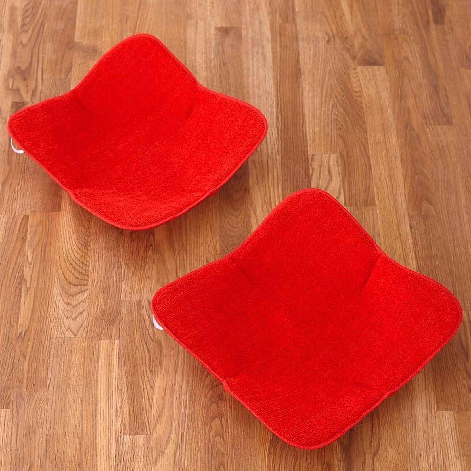 Red Polyester Microwave Bowl Huggers - Set of 2