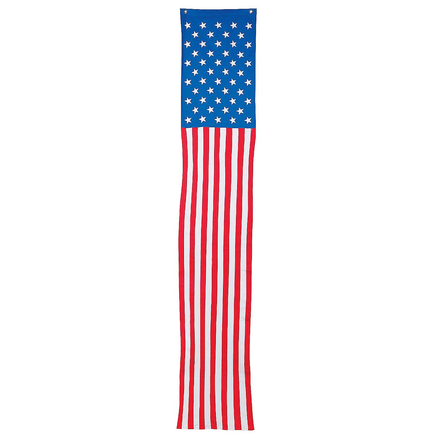 Traditional Patriotic Red White and Blue Cloth Bunting