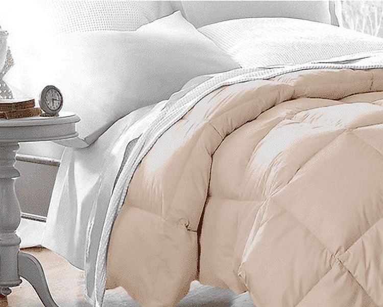 King Khaki Microfiber Down Alternative Comforter